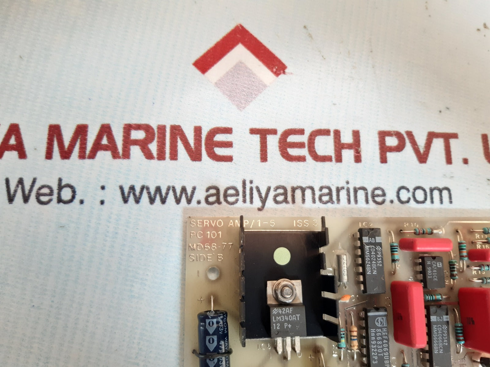 Servo amp/1-5 pcb card md68-77