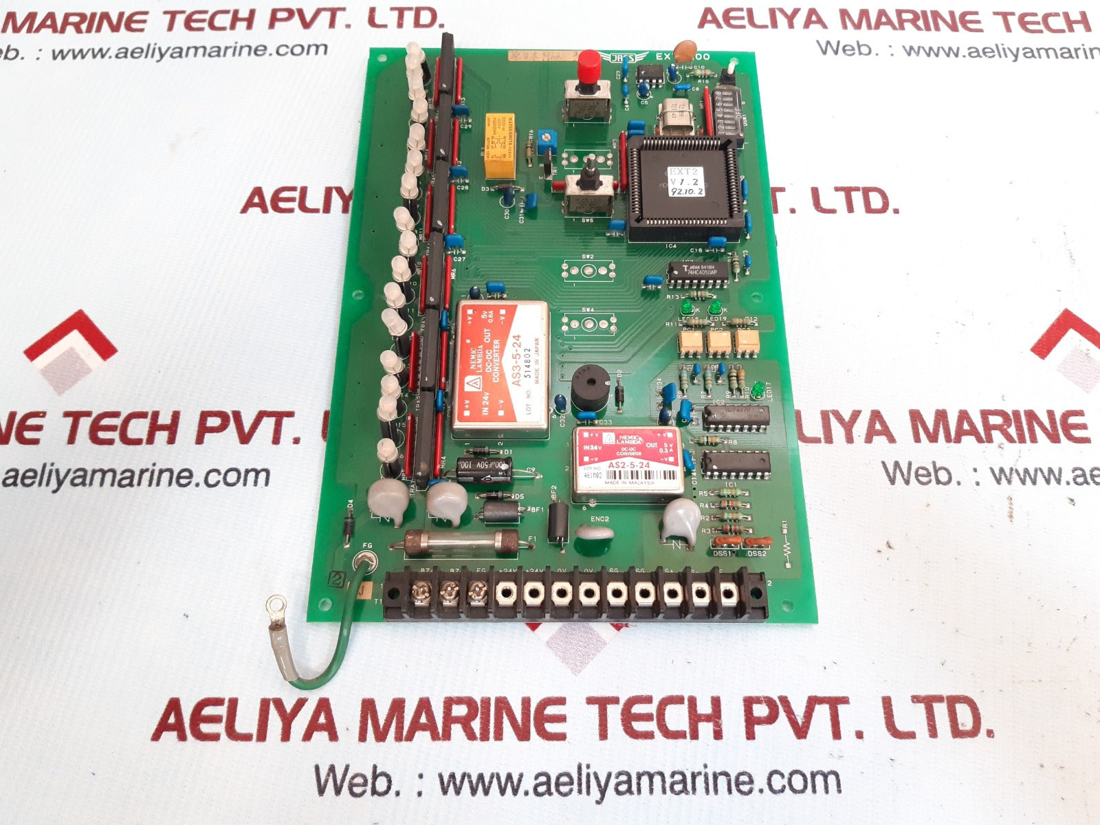 Jrcs ext-200 extension alarm panel pcb card