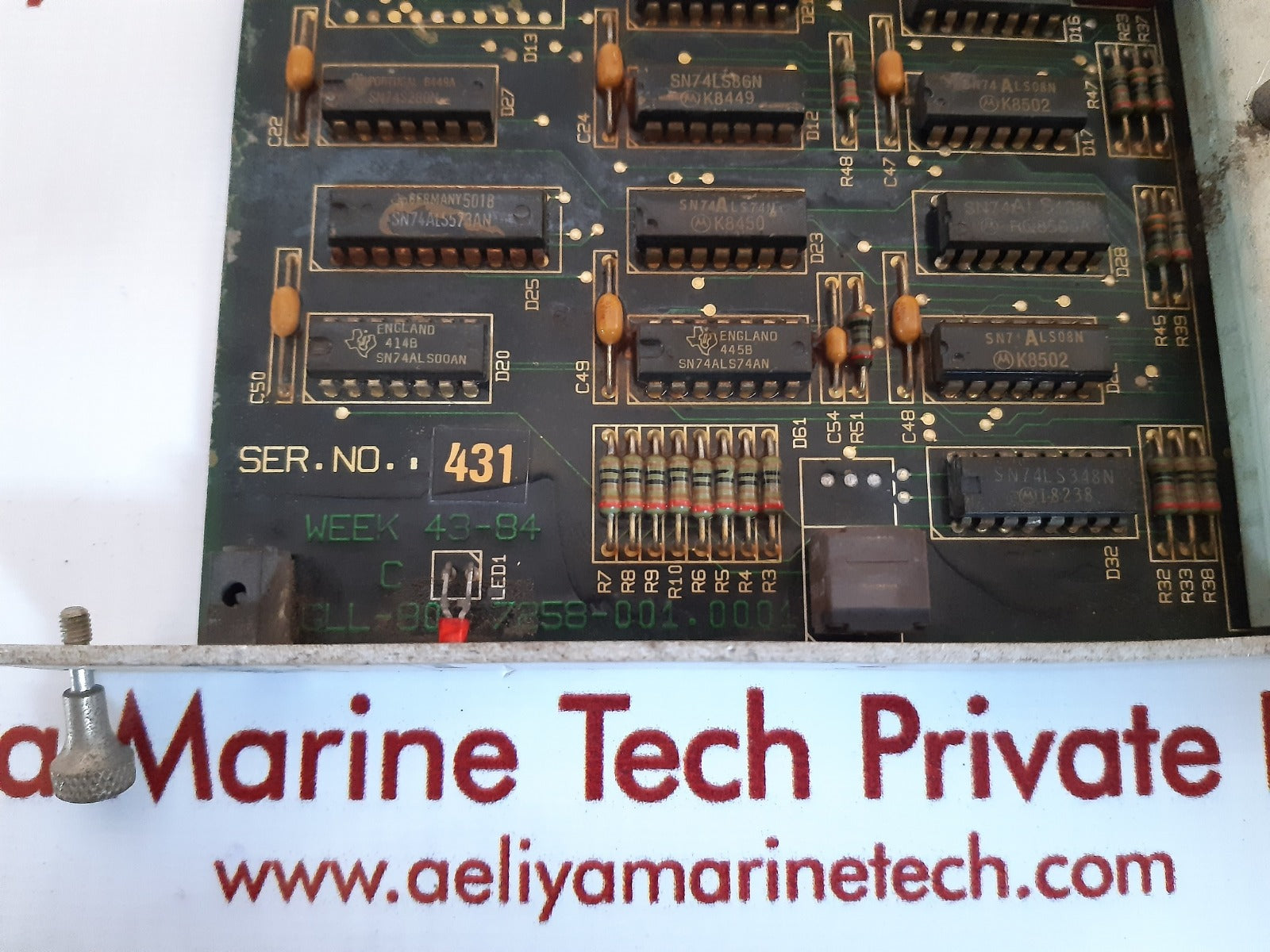 Gll-80 7258-001.0001 pcb card
