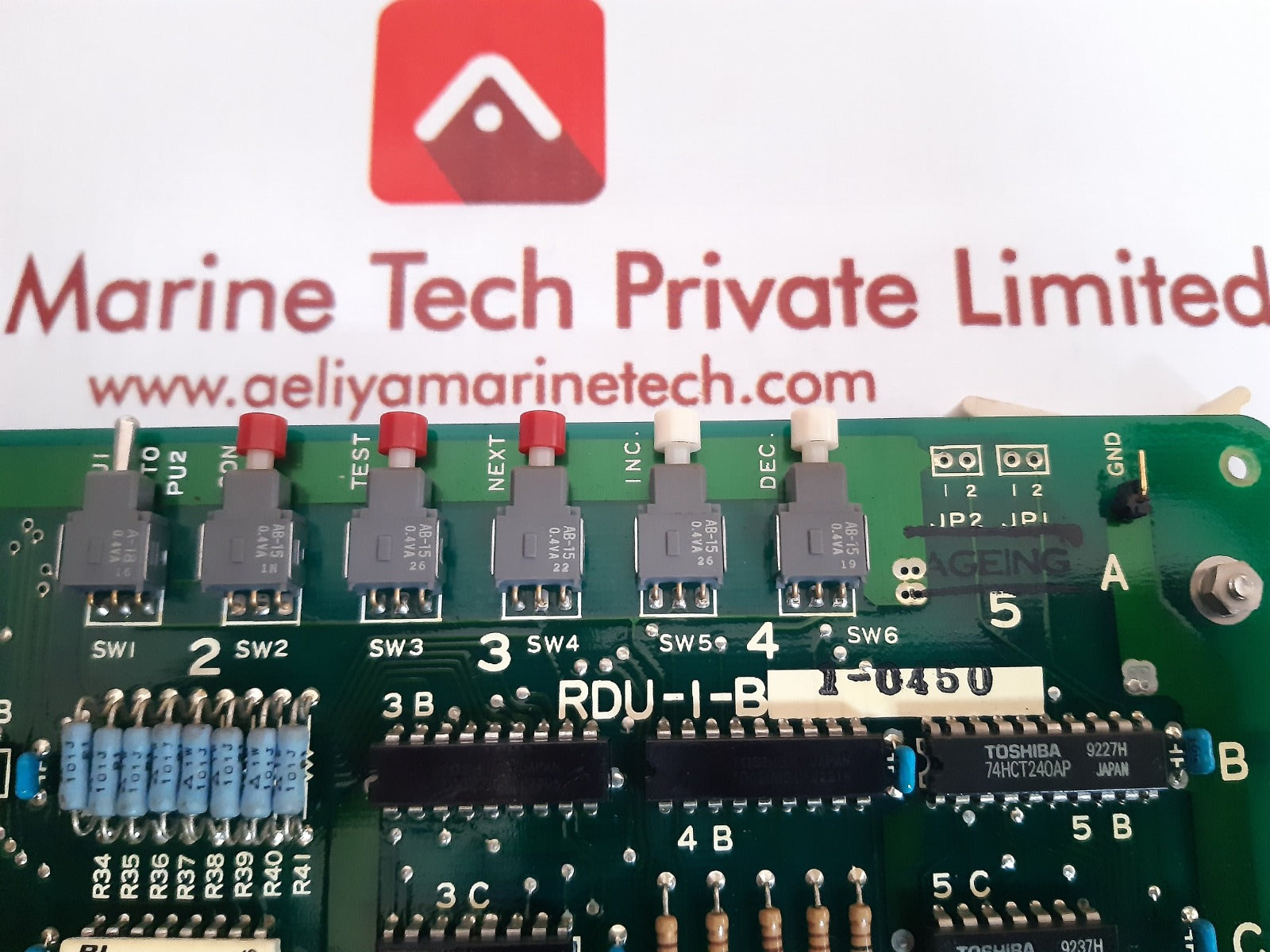 Mitsui rdu-2b 1-0450 pcb card rdu-1-b