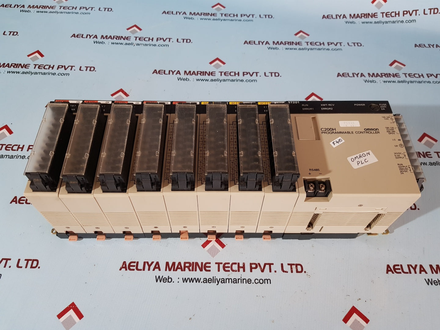 Omron c200h ,rt201,ia122,oc222 module rack