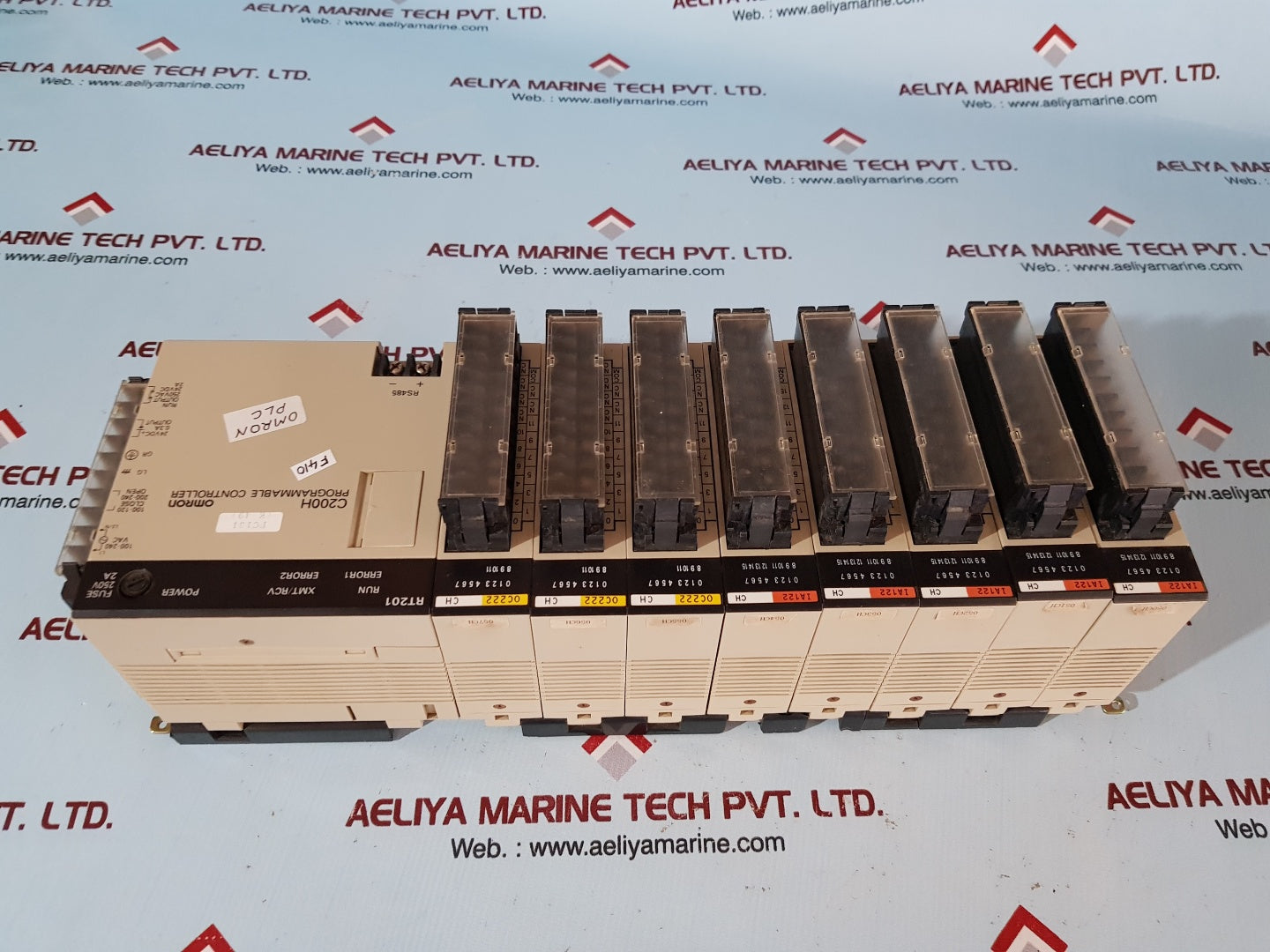 Omron c200h ,rt201,ia122,oc222 module rack