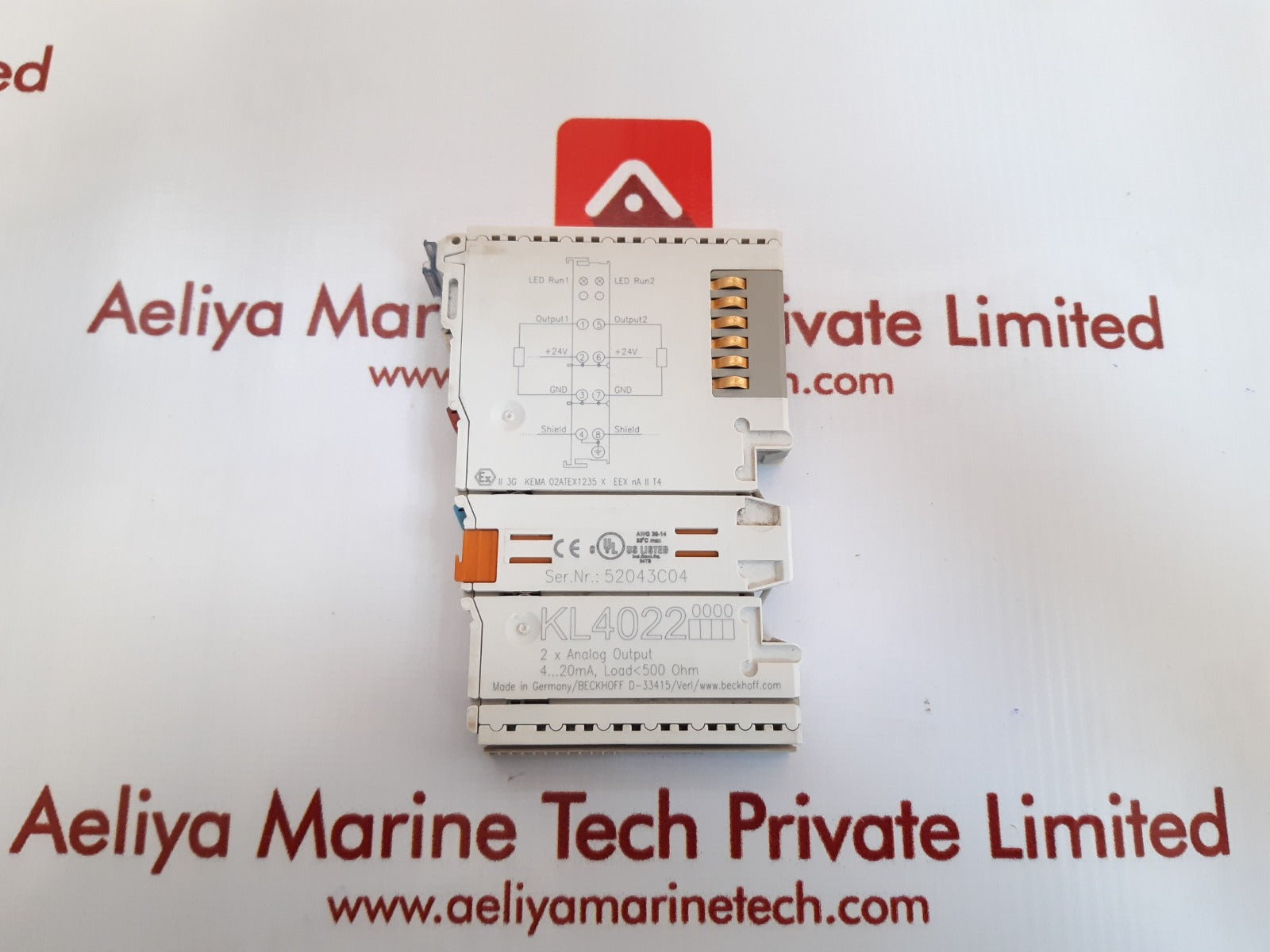 Beckhoff kl4022 analog output module