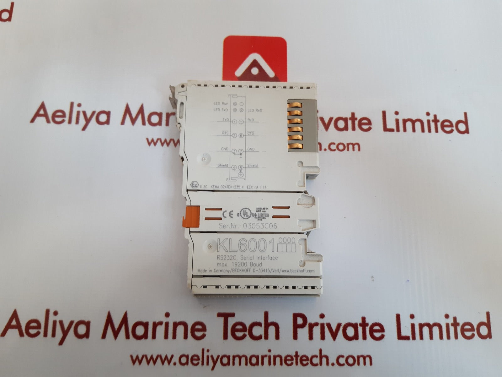 Beckhoff kl6001 serial interface