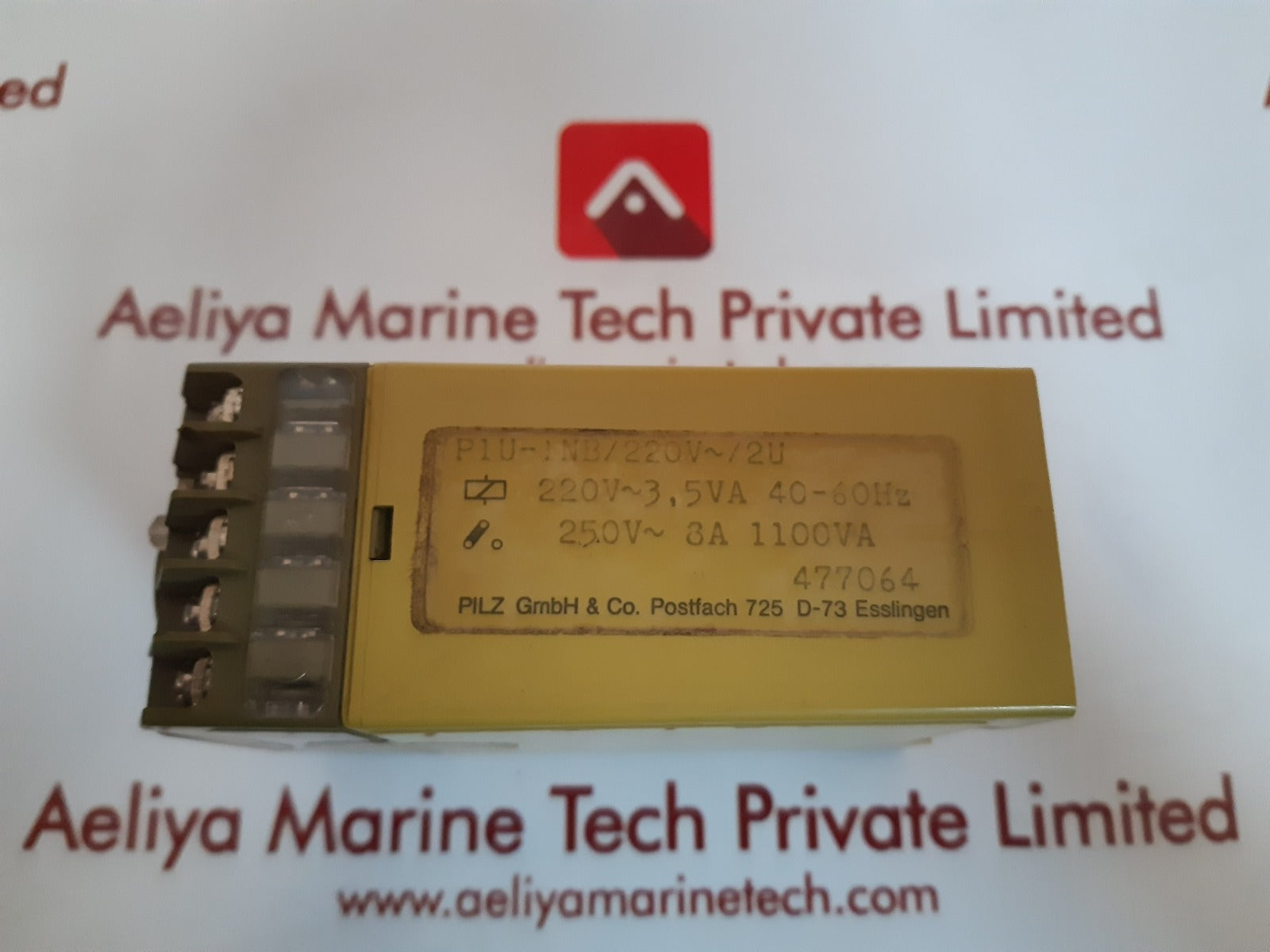 Pilz p1u-1nb voltage monitoring relay