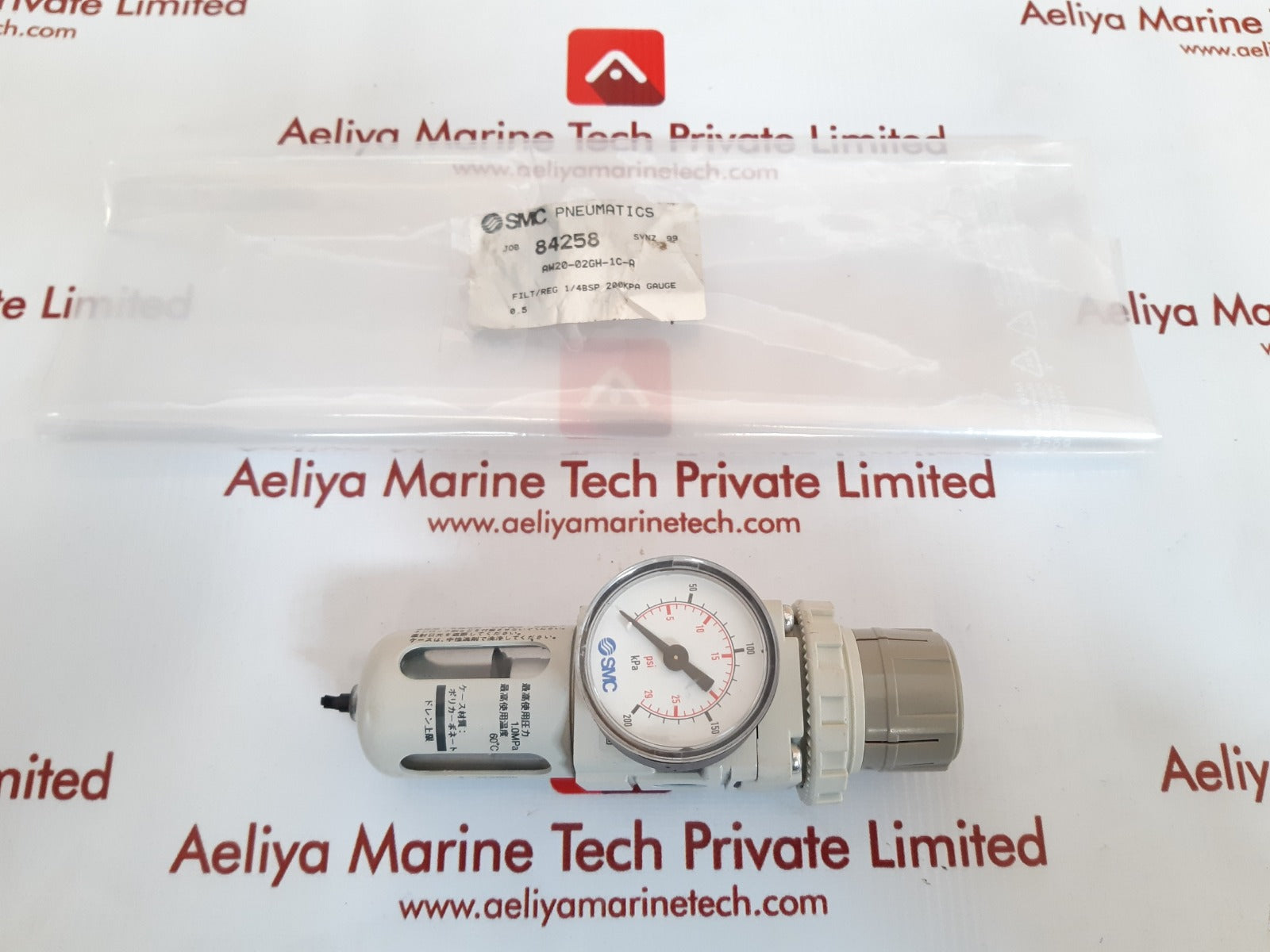Smc aw20-02gh-1c-a filter regulator