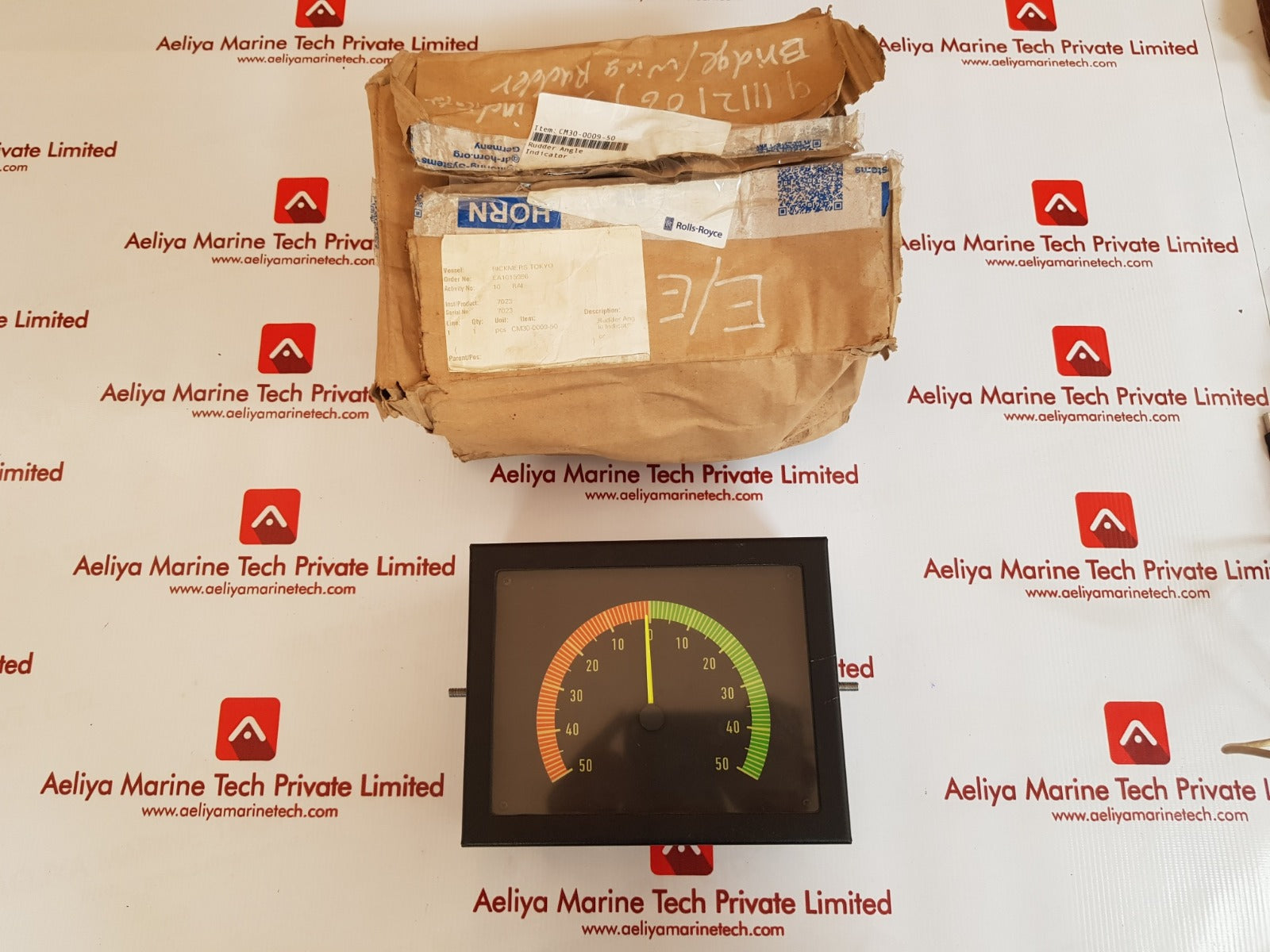 Dr. e.horn ead 181x143 s4-61 002 f0c rudder angle indicator 100073