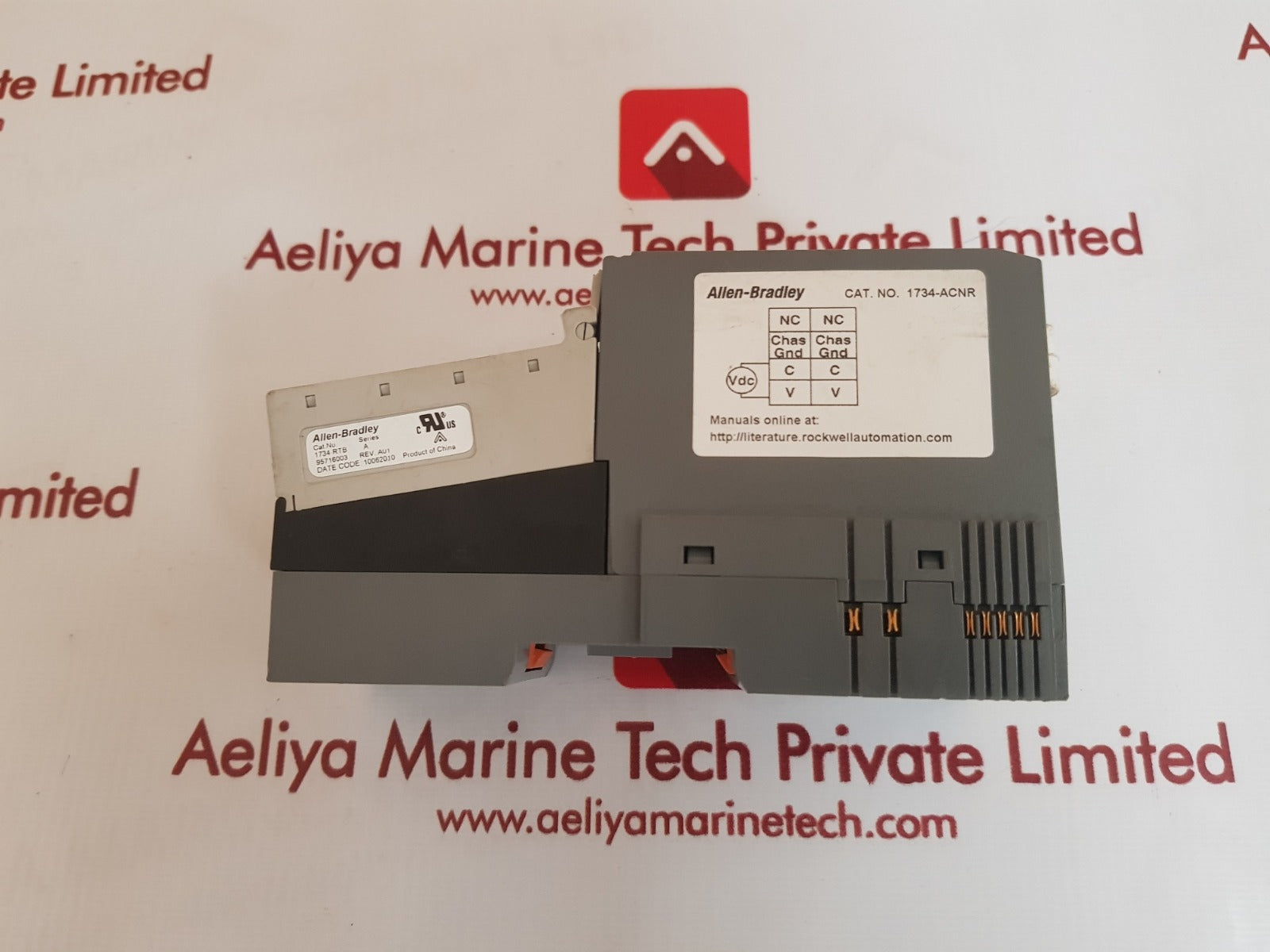 Allen-bradley 1734-acnr ser.a point i/o adapter with 1734-rtb ser.a block