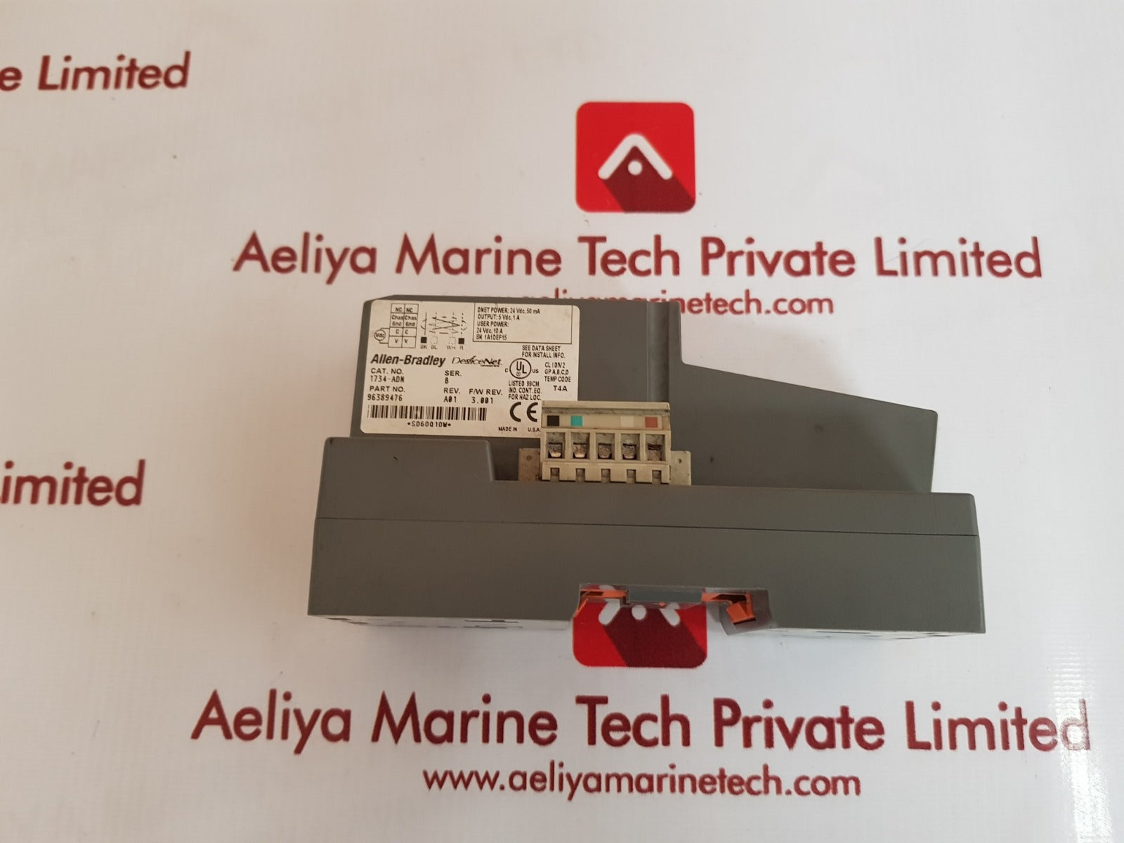 Allen-bradley 1734-adn ser.B rev.a01 devicenet adapter