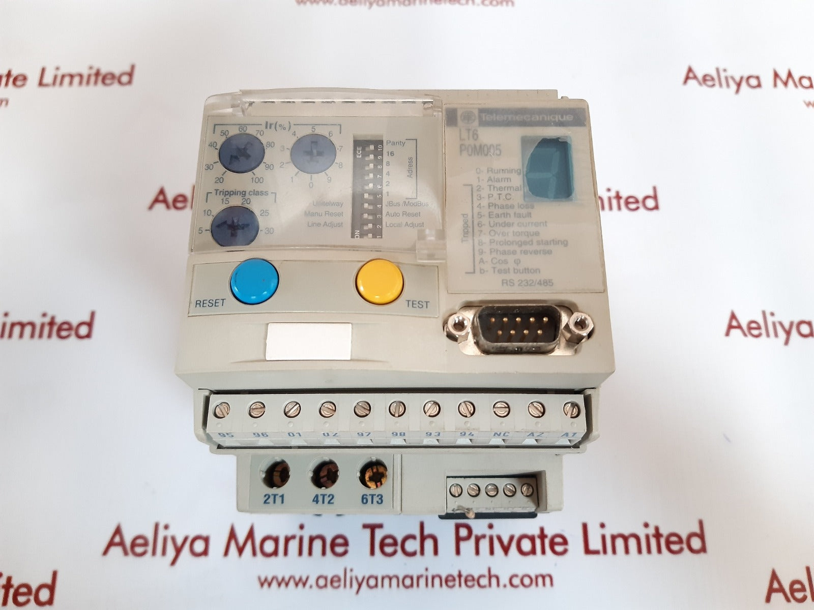 Telemecanique lt6-p0m005fm motor protection relay