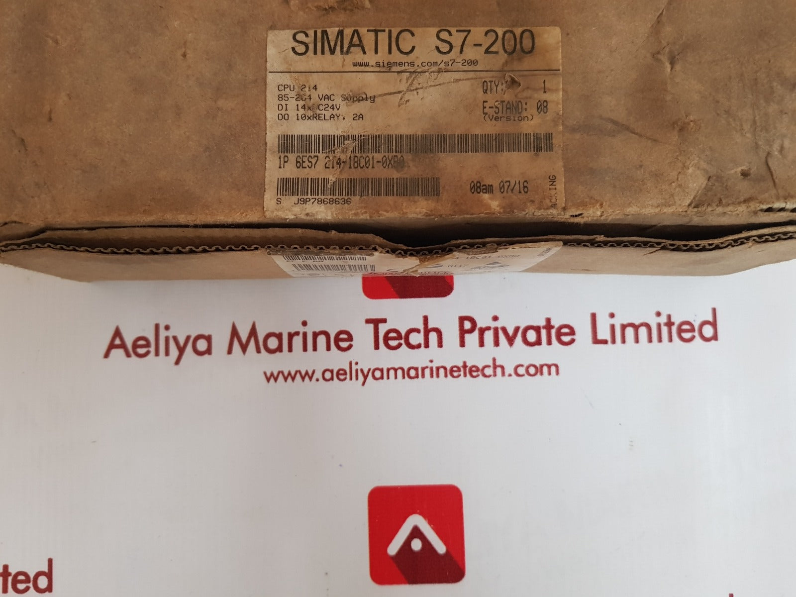 Siemens 6es7 214-1bc01-0xb0 plc module