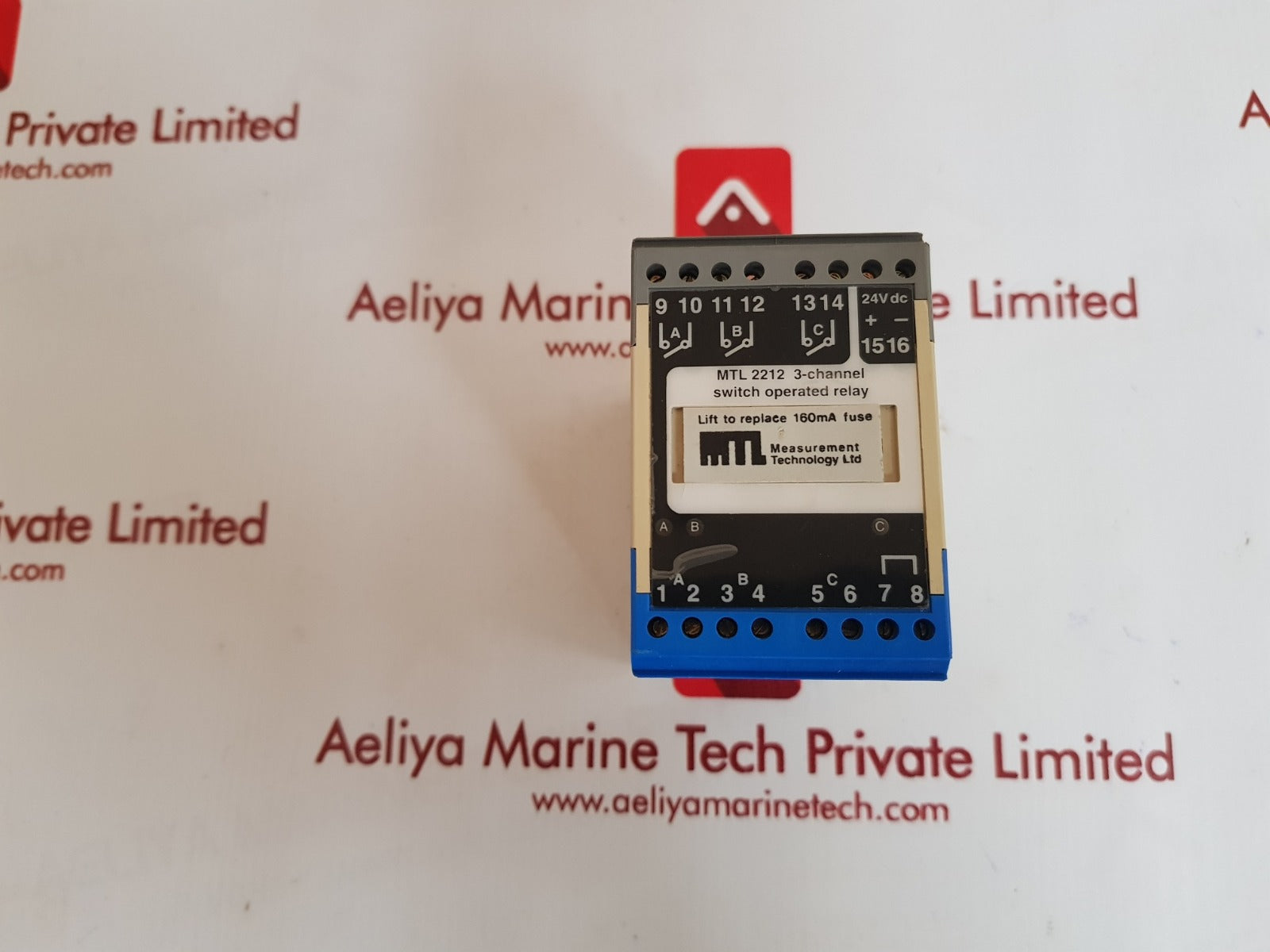 Measurement technology mtl2212 3-channel switch operated relay