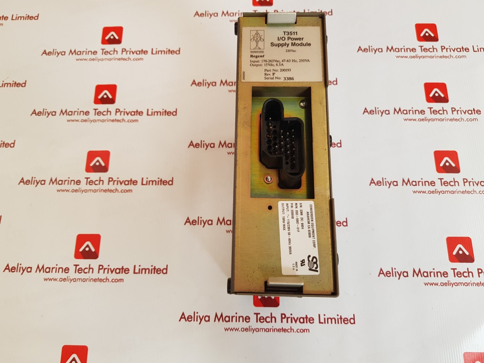 Triplex t3511 i/o power supply module rev f