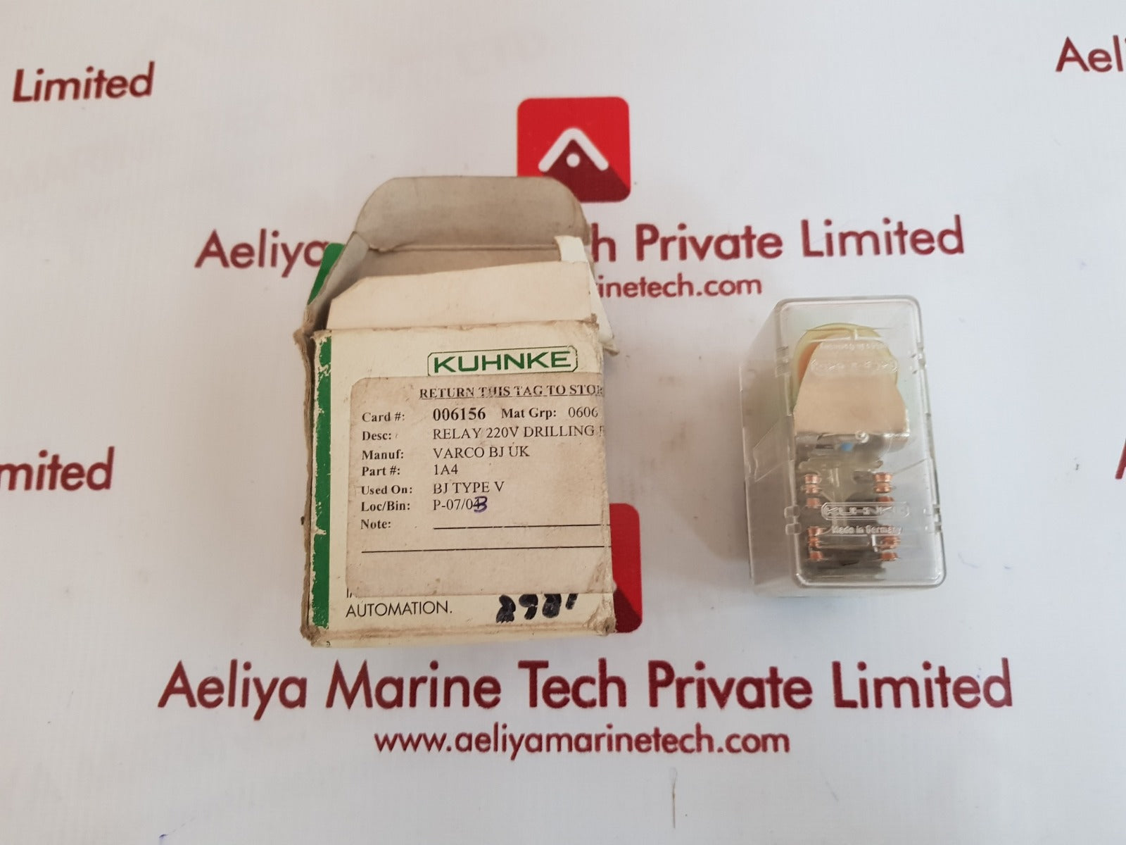 Kuhnke 1a4 relay