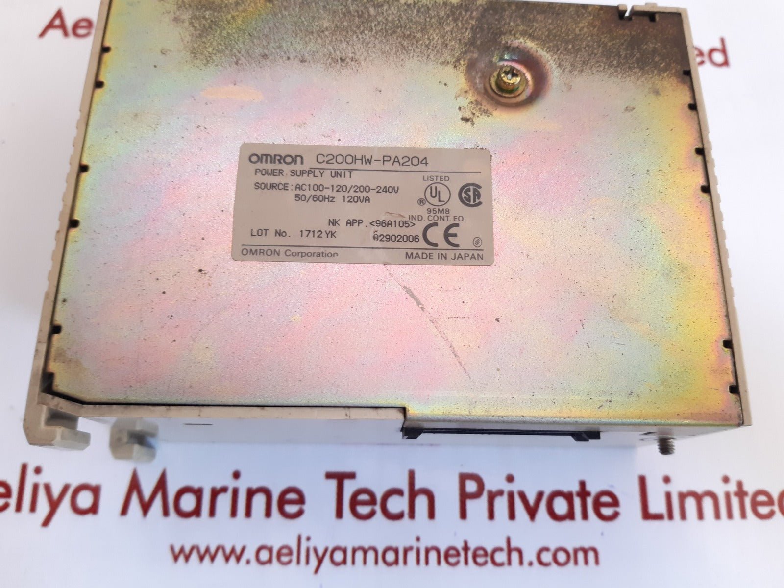 Omron c200hw-pa204 power supply unit 240v