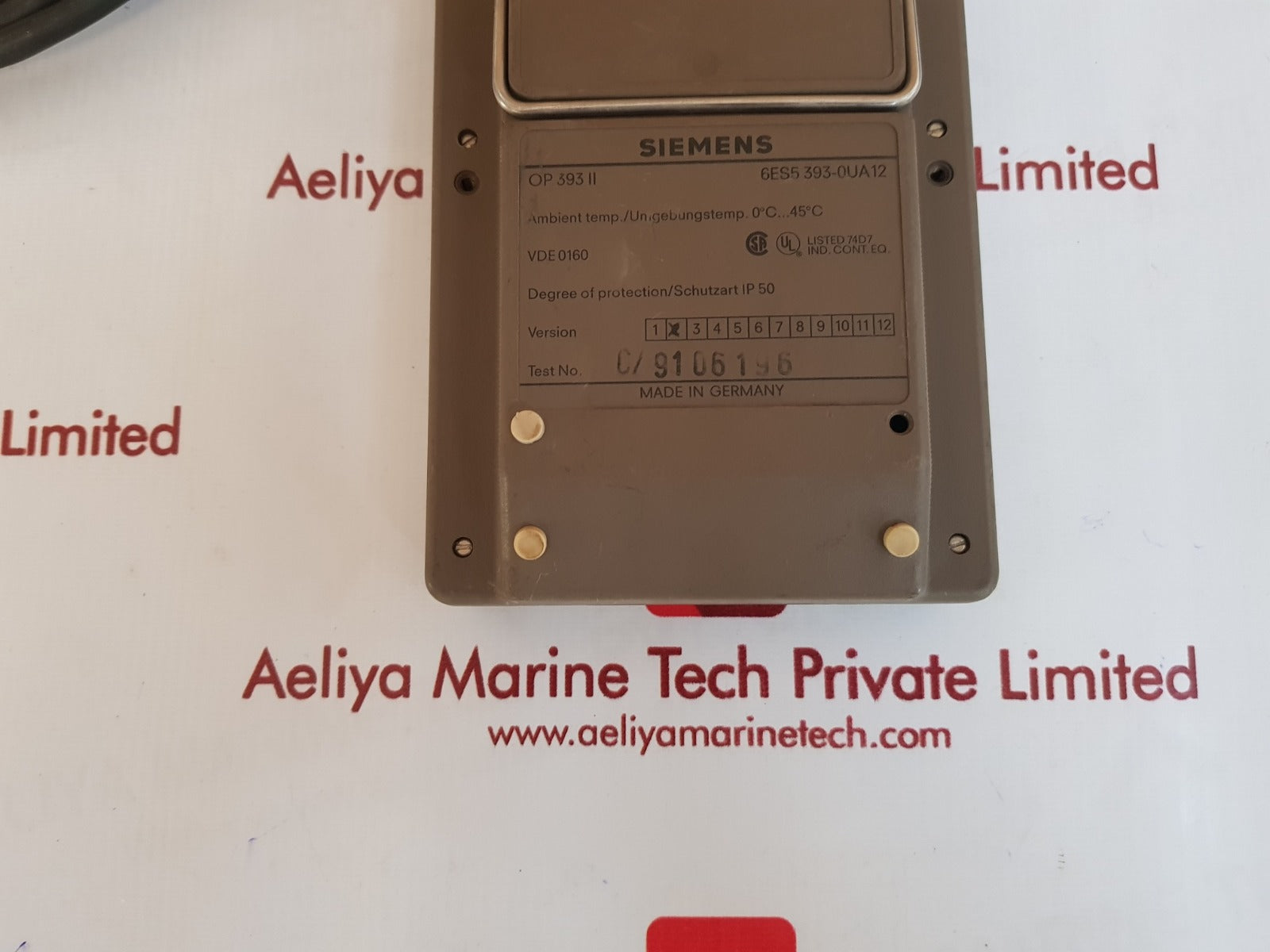 Siemens op 393-ii 6es5 393-0ua12 interface operator panel