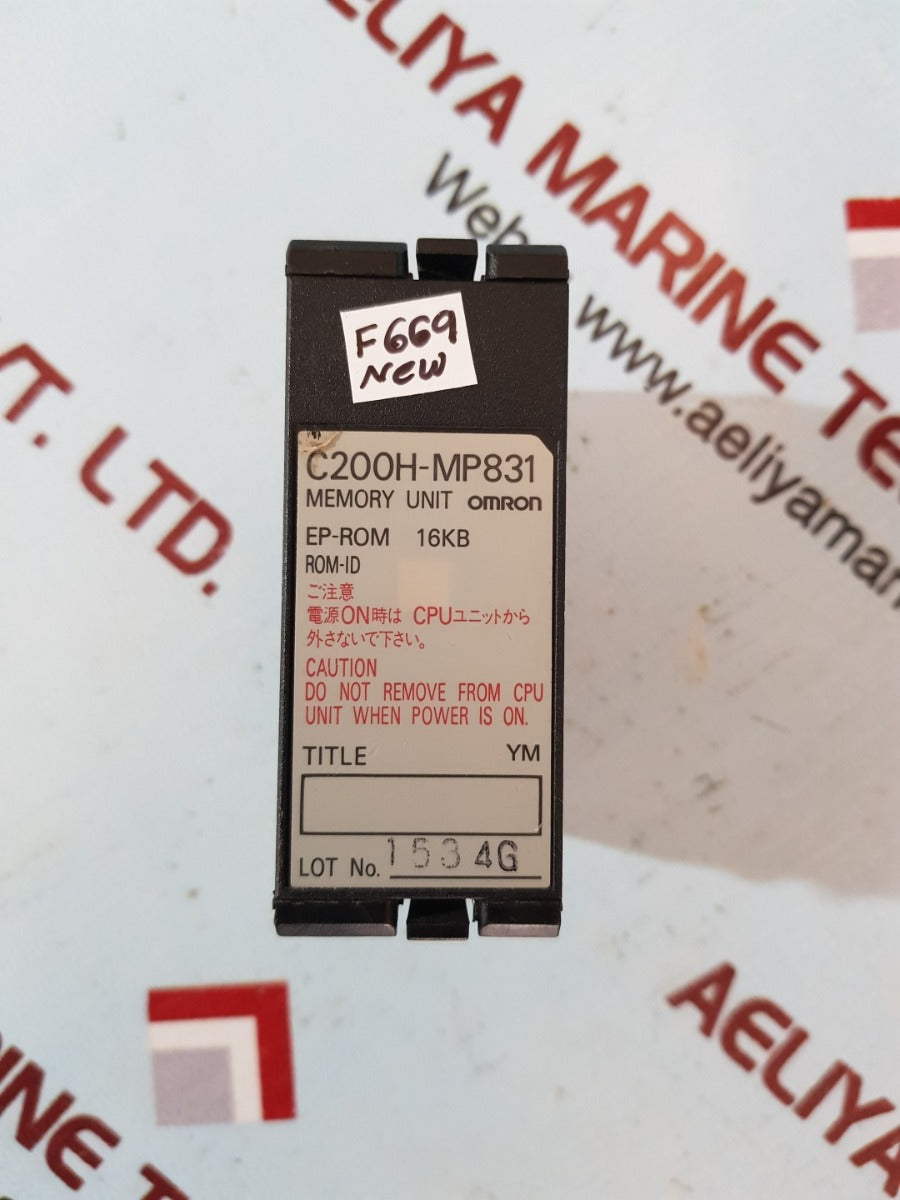 Omron c200h-mp831 memory unit