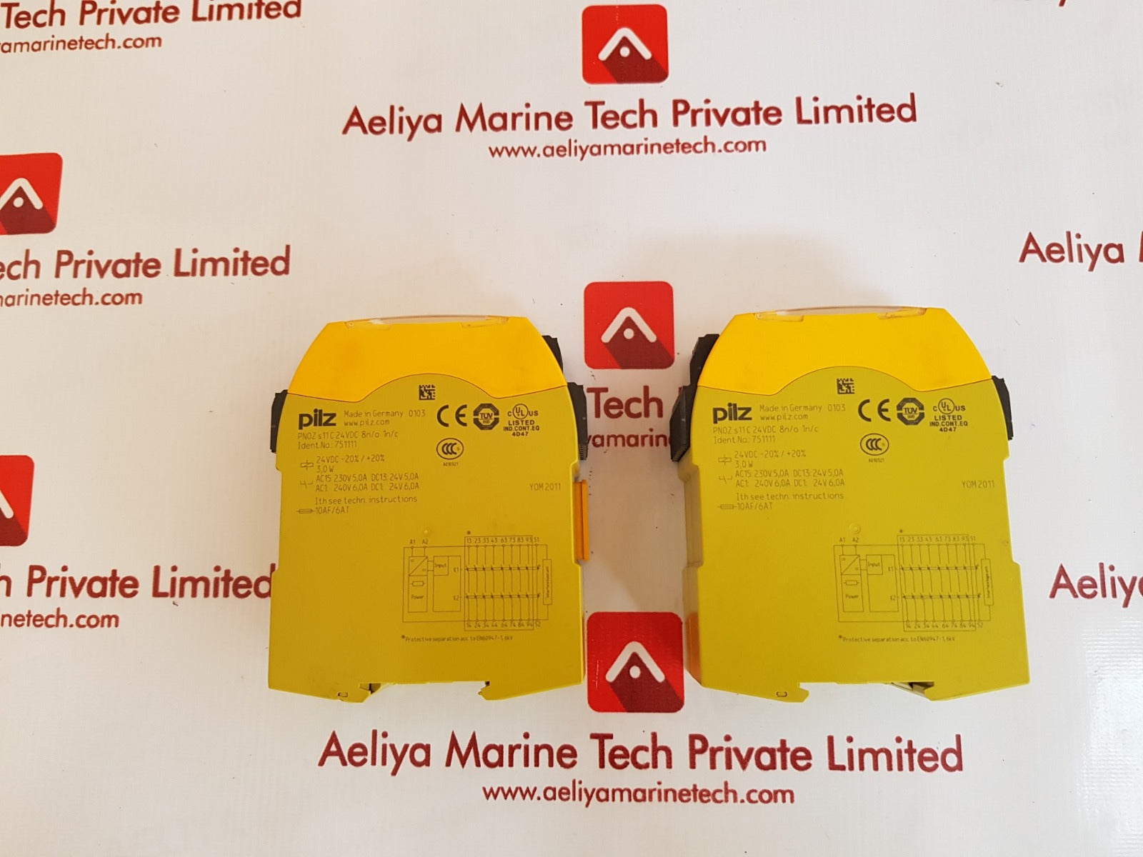 Pilz pnoz s11 safety relay 751111