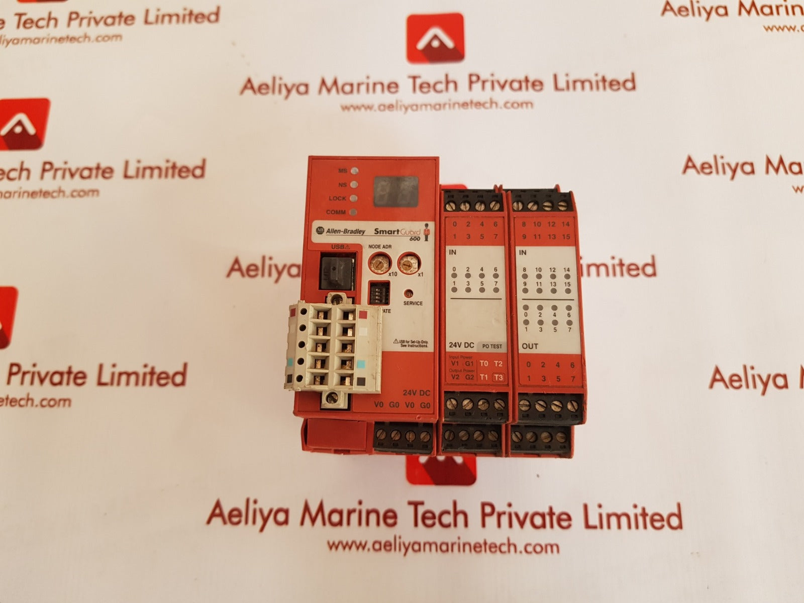Allen-bradley smartguard 600 1752 l24bbb safety controller ser a rev b