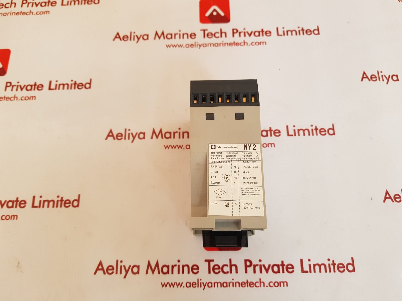 Telemecanique ny2 b 21 safety relay 250v