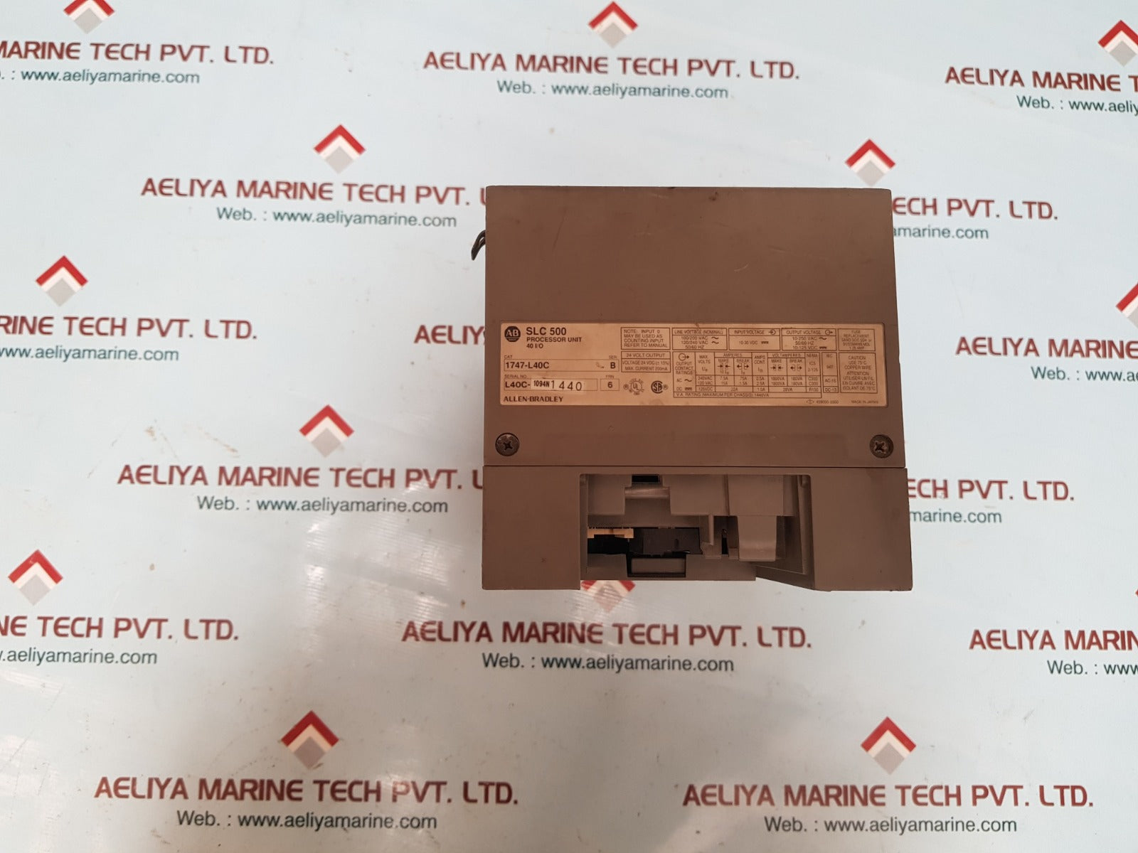 Allen-bradley slc 500 processor unit 1747-l40c ser B 2-slot expansion rack 1746-a2 ser A