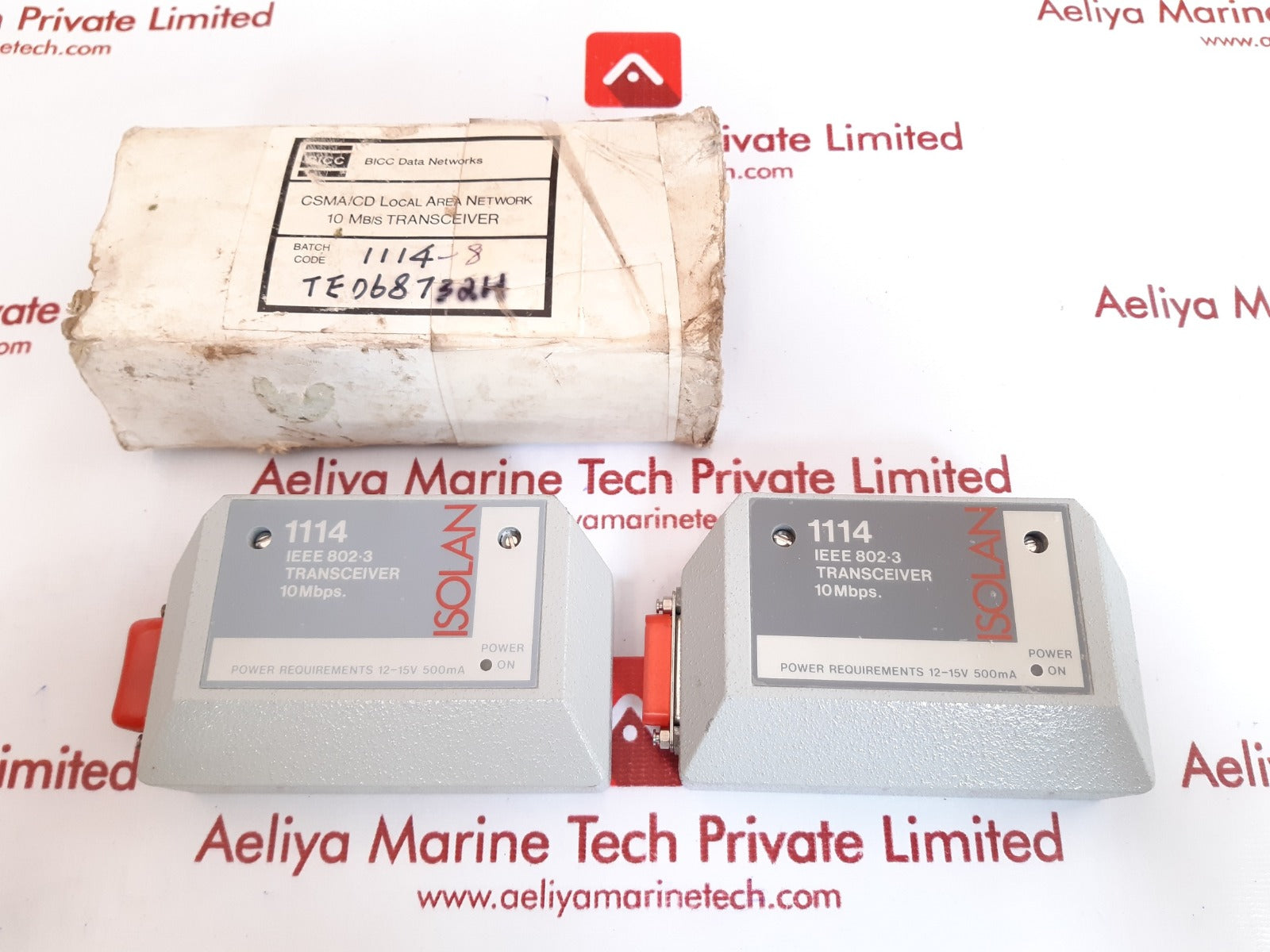 Isolan 1114 ieee 802-3 10 mb/s transceiver