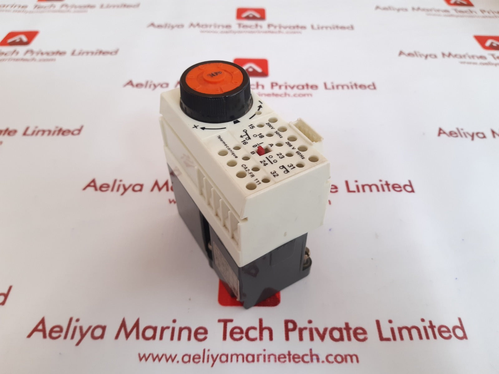 Telemecanique ca2-fr 111 time delay relay 200v 50hz 208v 60hz