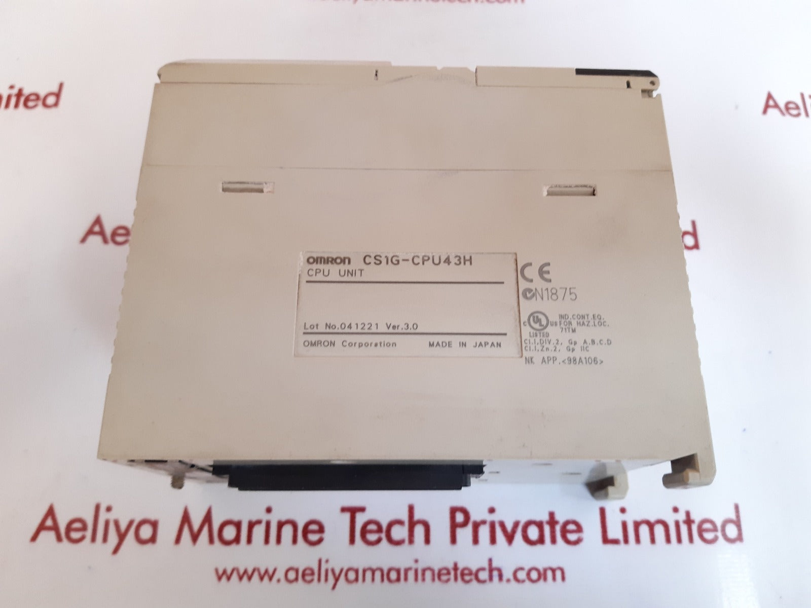 Omron cs1g-cpu43h sysmac programmable controller