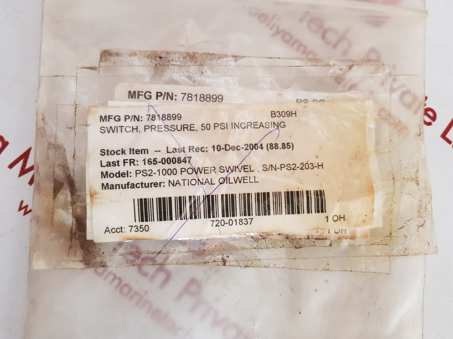 Whitman controls p90-5h-52l72 pressure switch