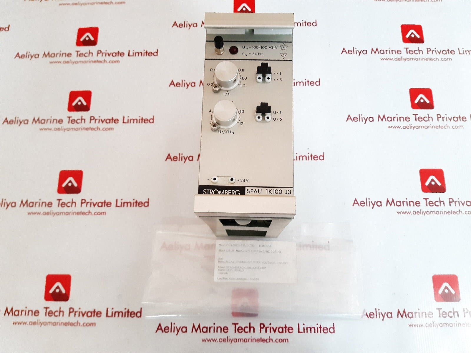 Stromberg spau 1k100j3 single phase time relay