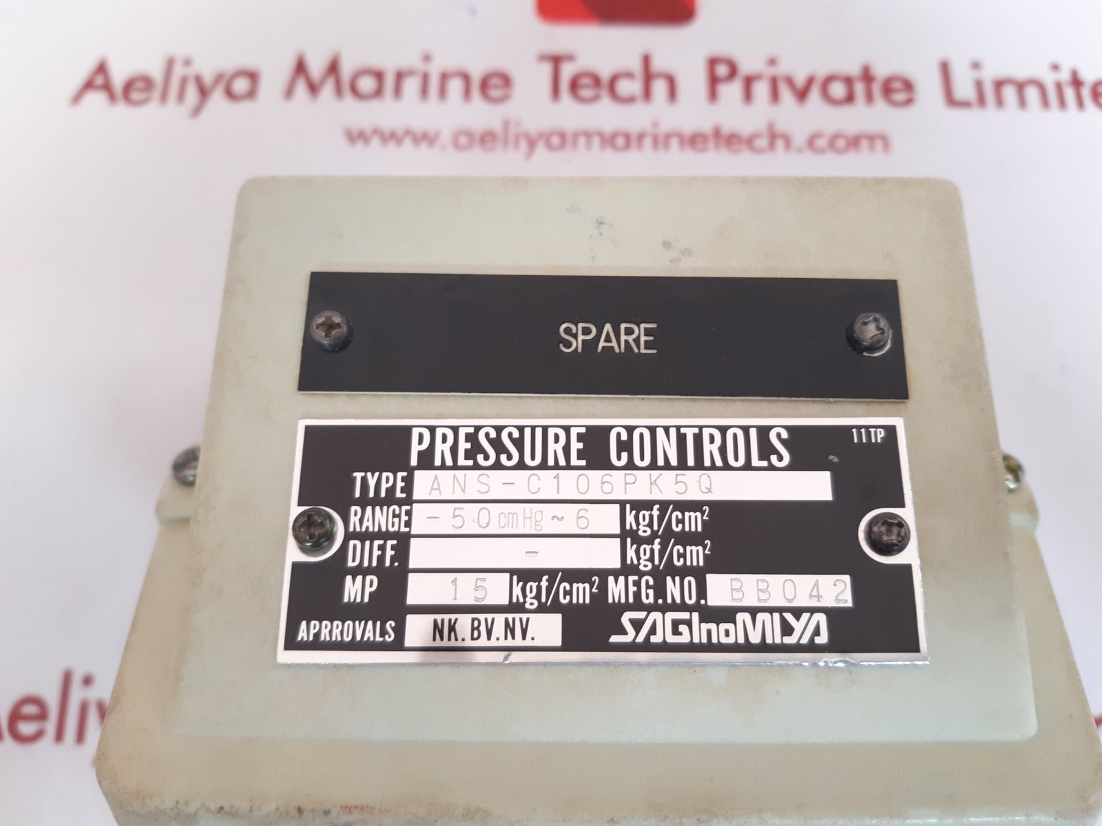 Saginomiya ans-c106pk5q pressure controls
