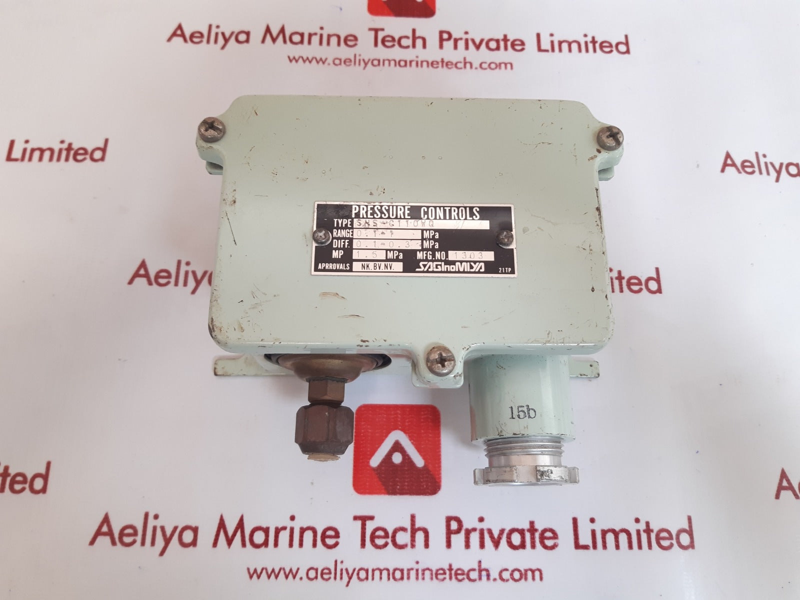 Saginomiya sns-c110wq pressure controls