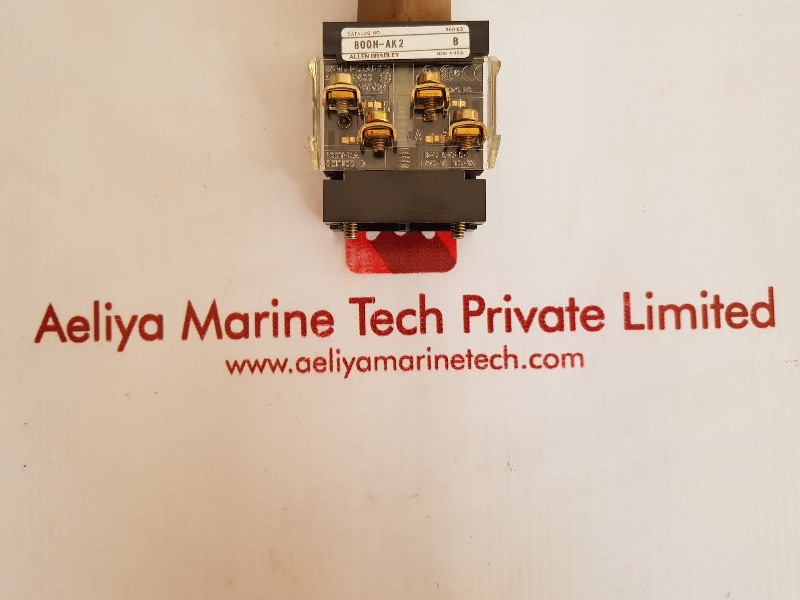 Allen-bradley 800h-ak2 ser b push button