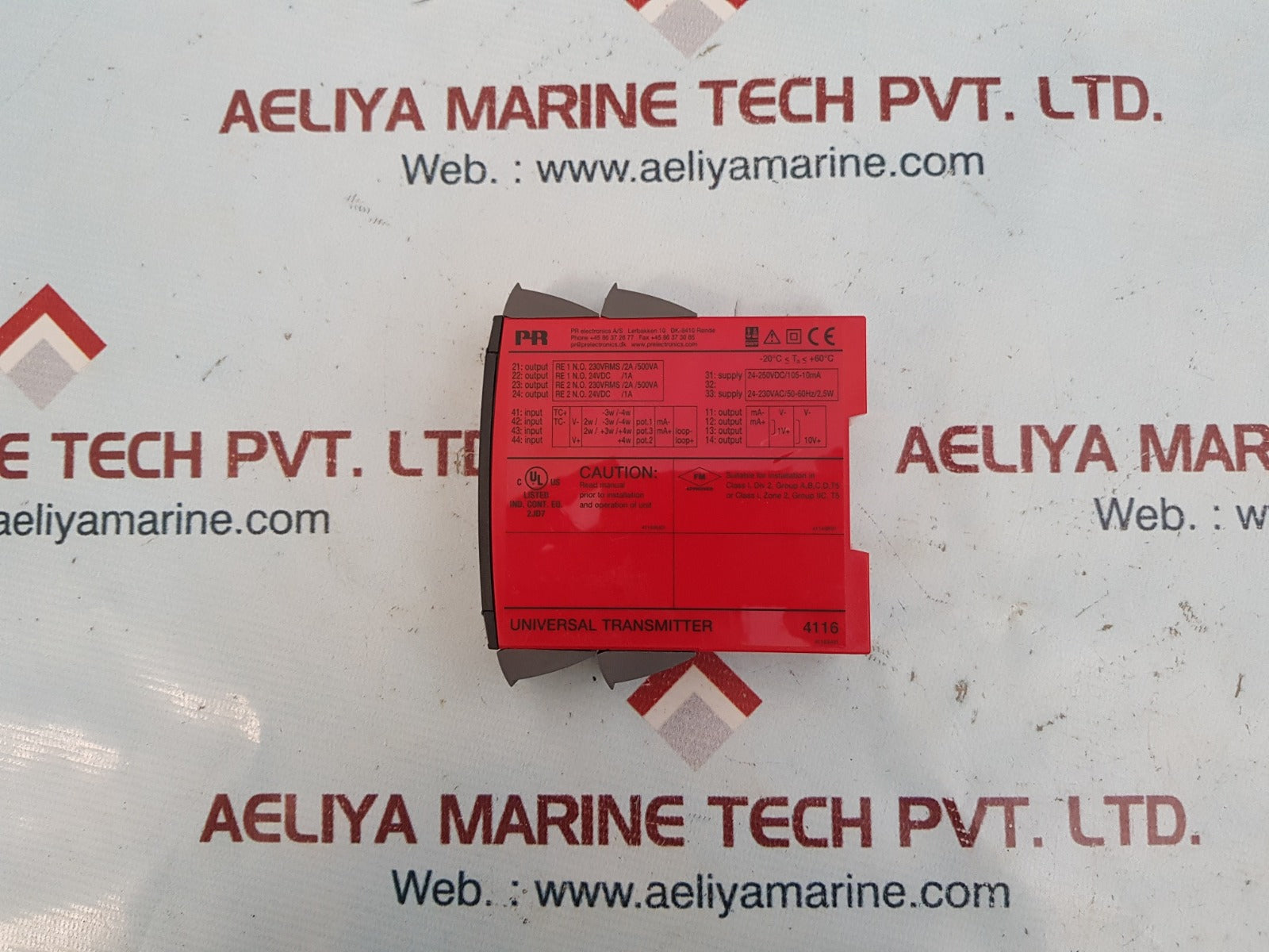 Pr 4116 universal transmitter 24-230vac/24-250vdc