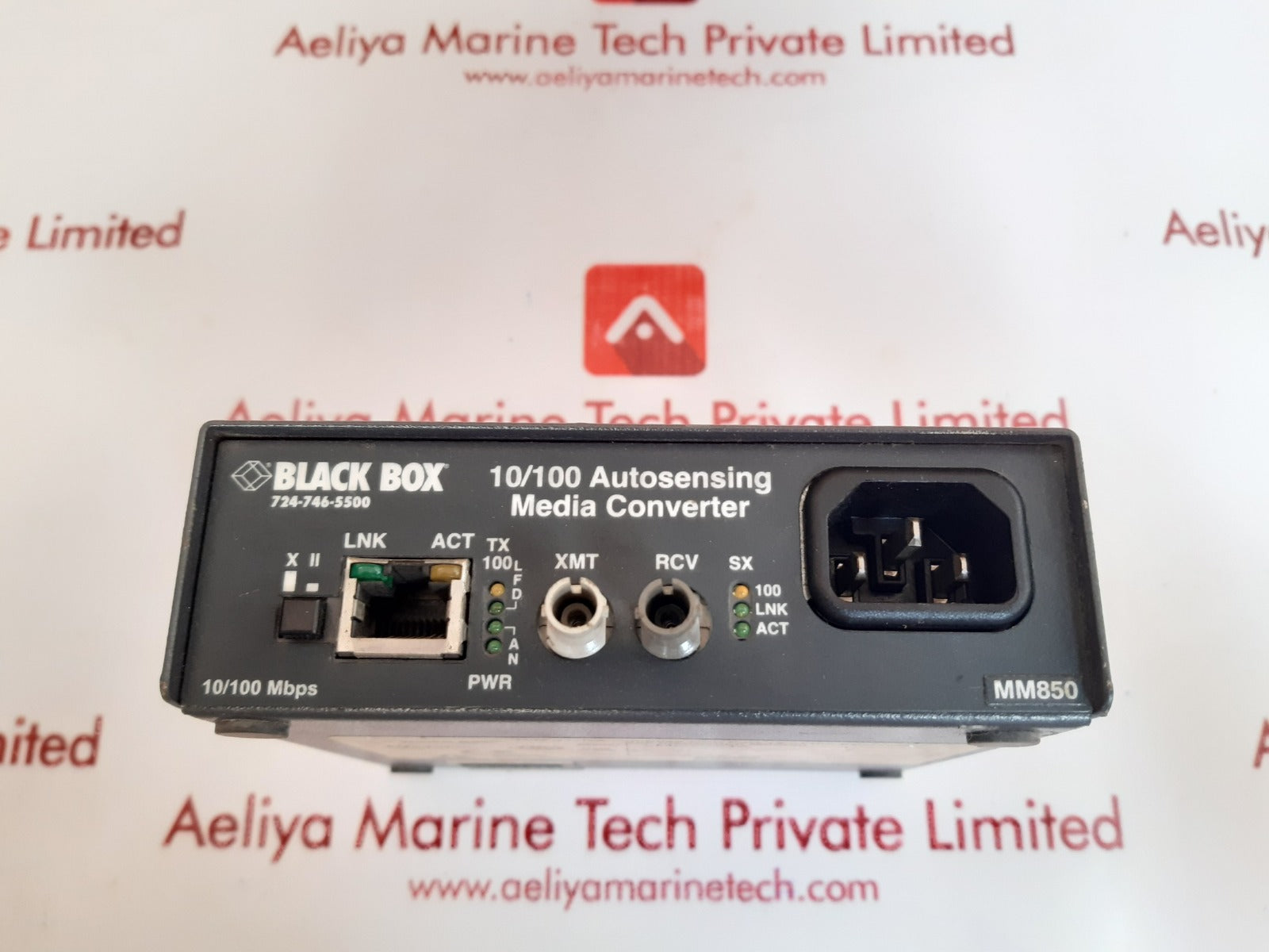Black box lmc7001a 10/100 autosensing media converter mm850