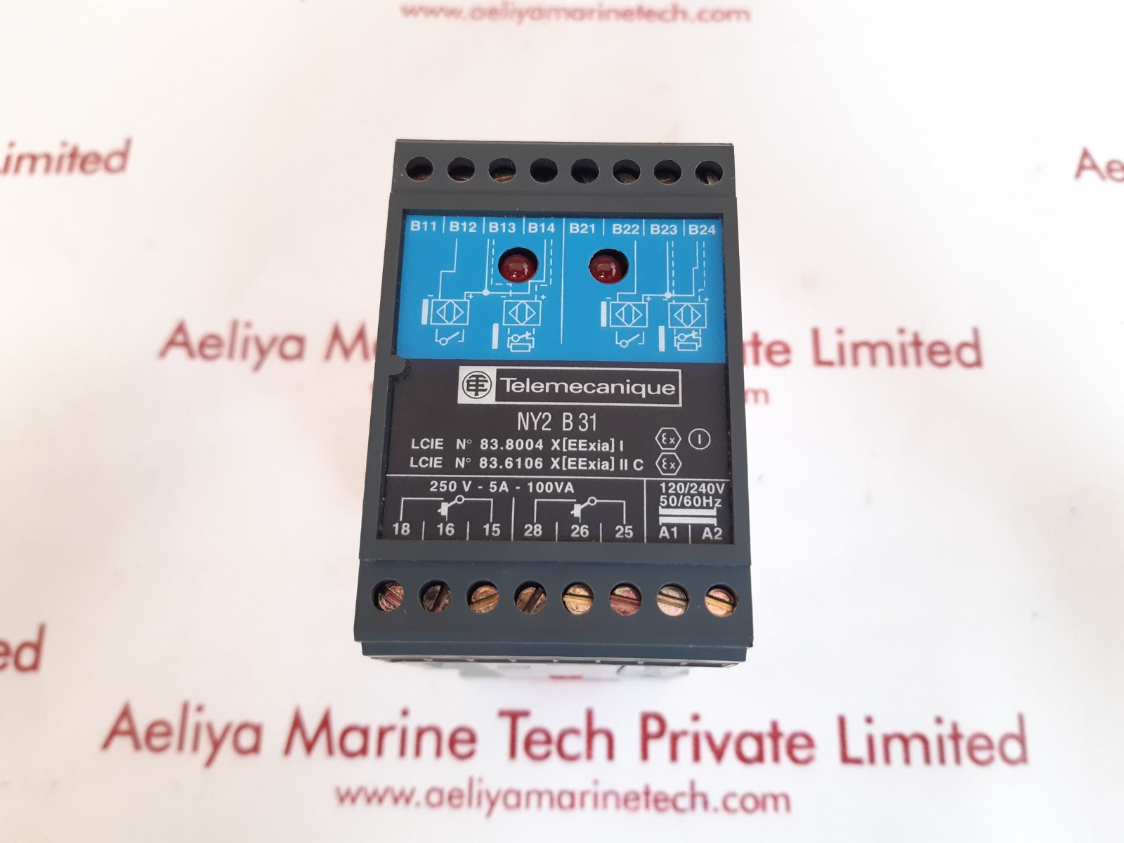 Telemecanique ny2 b31 switching repeat amplifier 120/240v 50/60hz