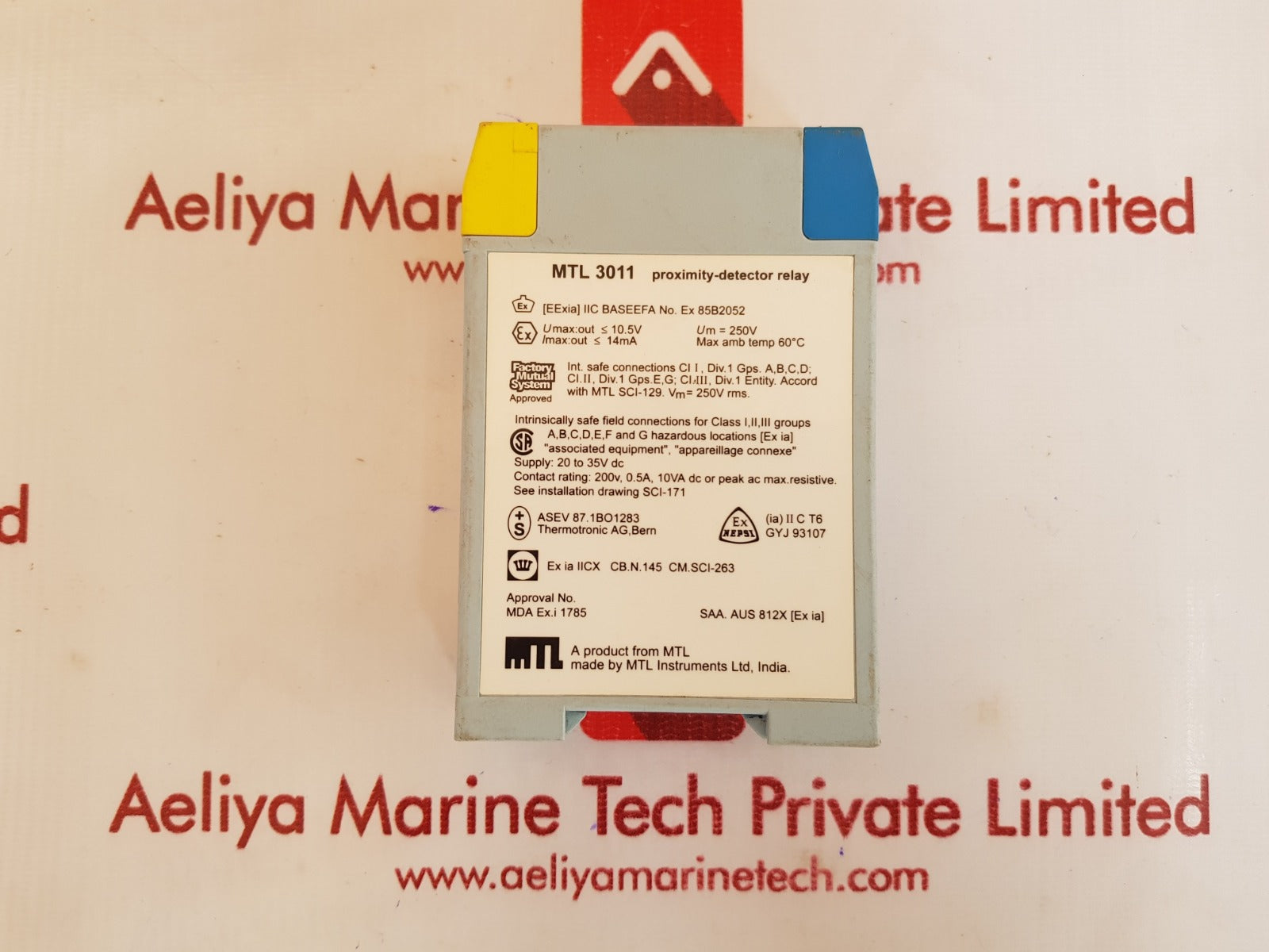 Mtl 3011 proximity-detector relay