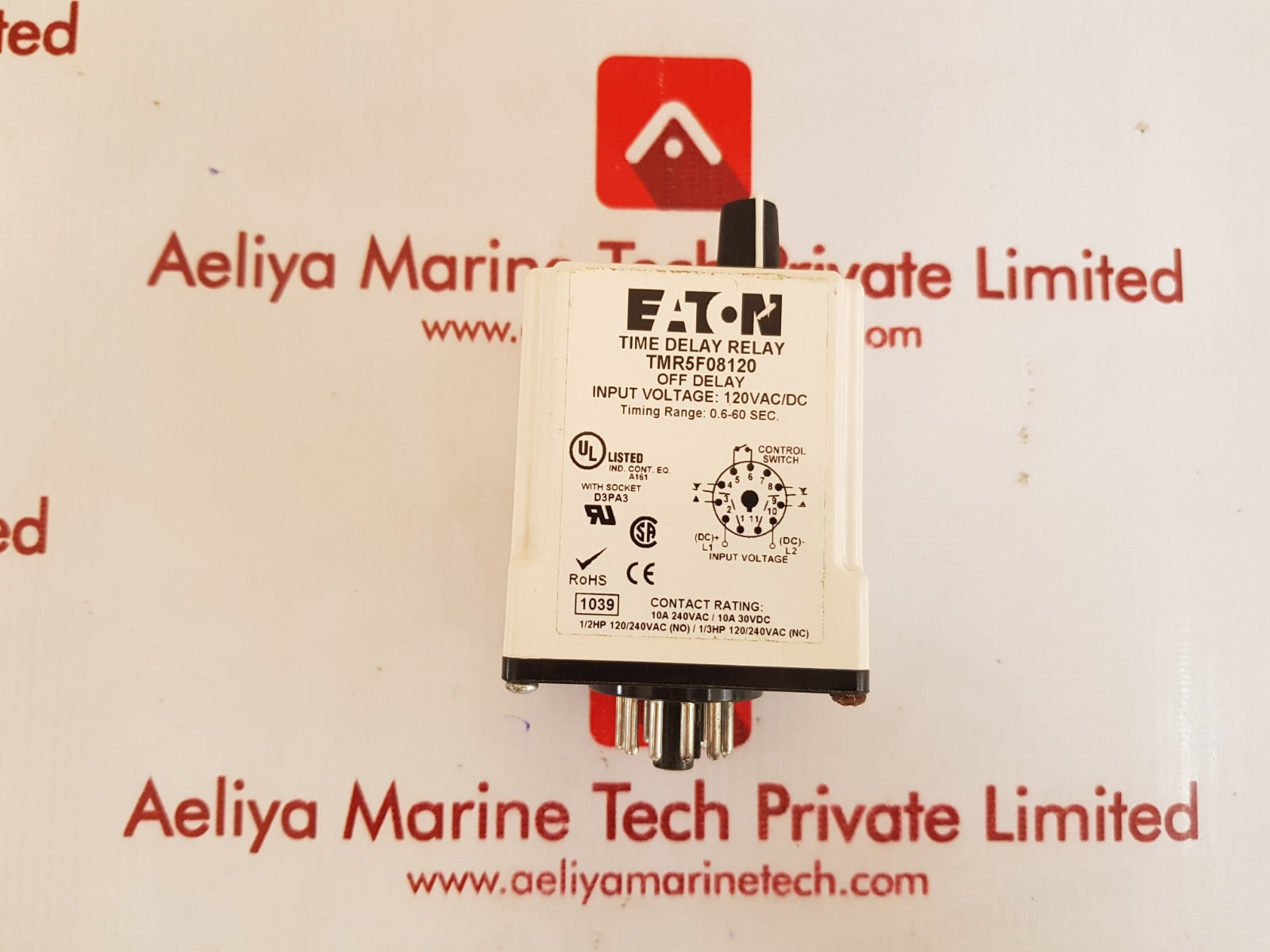 Eaton tmr5f08120 time delay relay