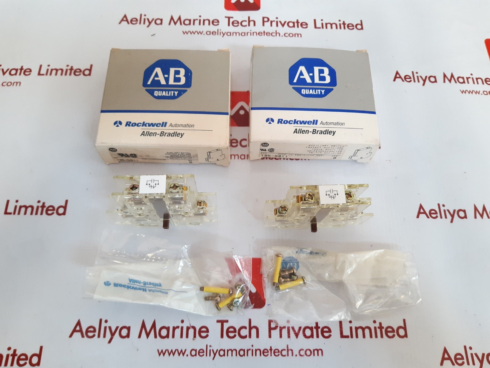 Allen - bradley 195-gb11 auxiliary switch ser b