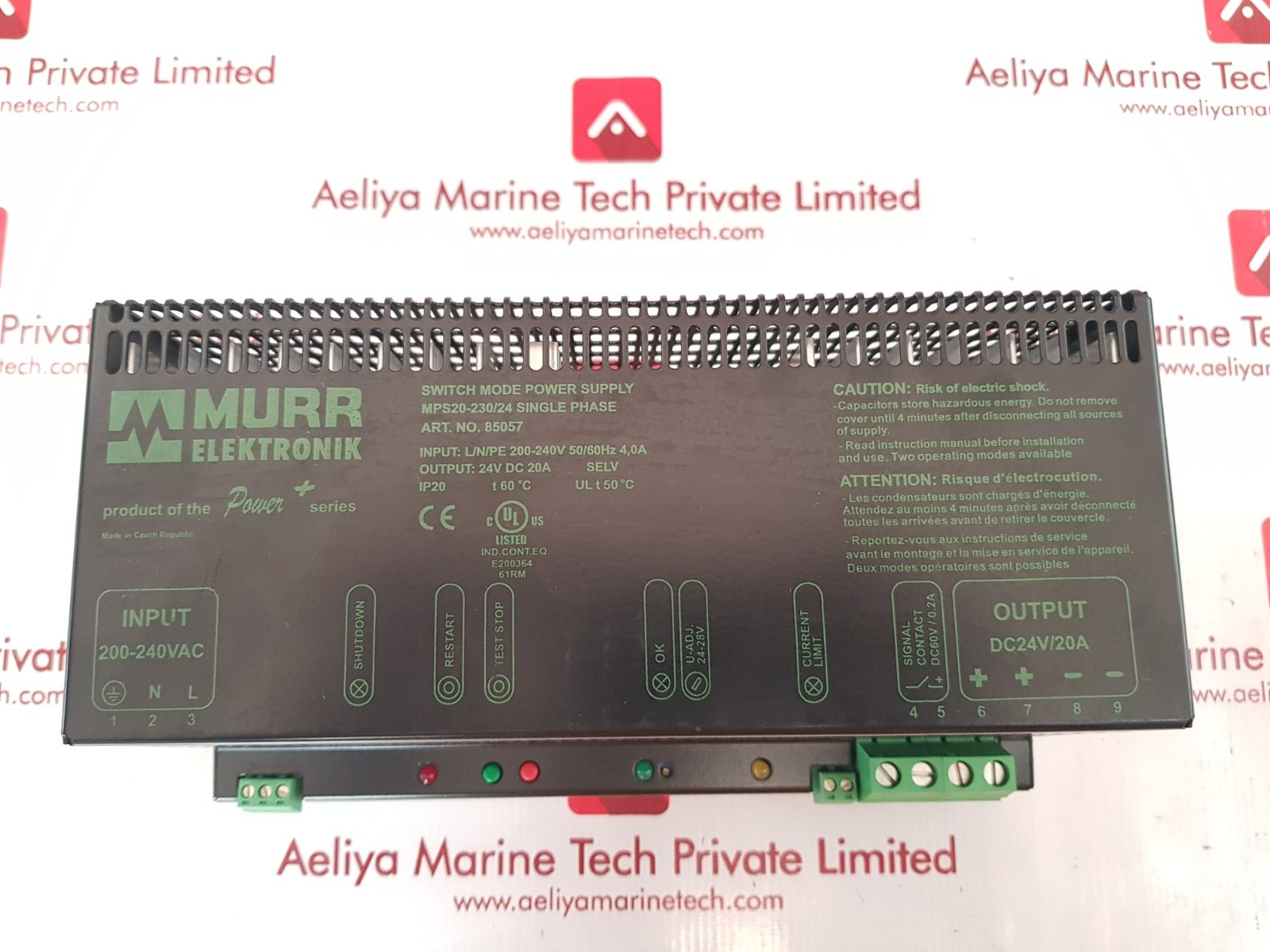 Murr elektronik mps20-230 switch mode power supply 85057