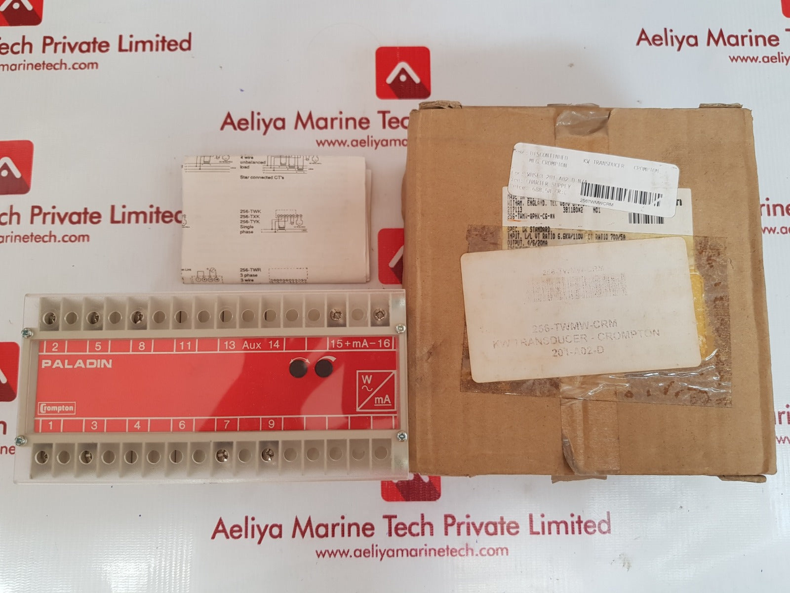 Crompton 256-twmw transducer 60 hertz