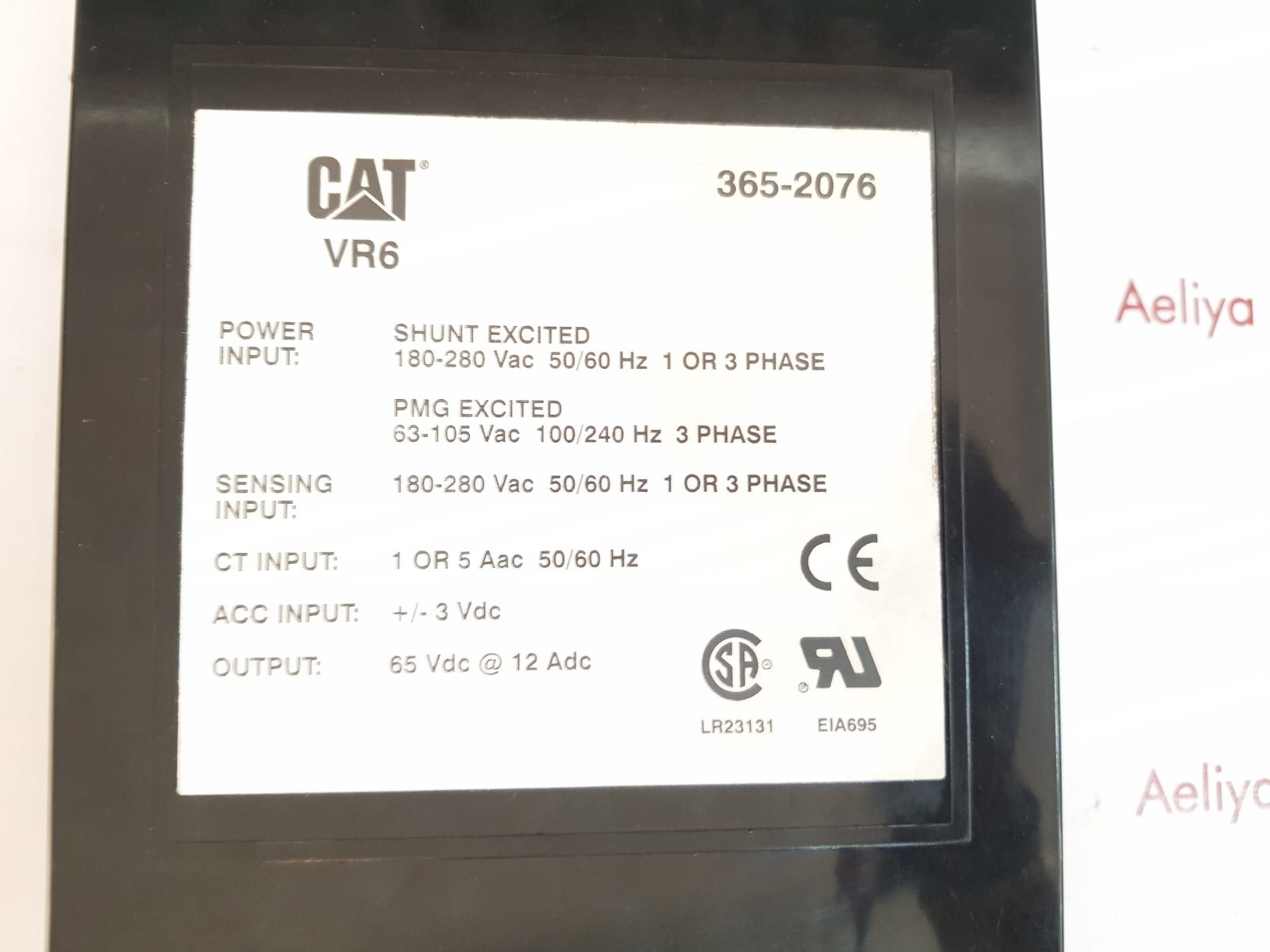 Cat vr6 voltage regulator 365-2076 caterpillar