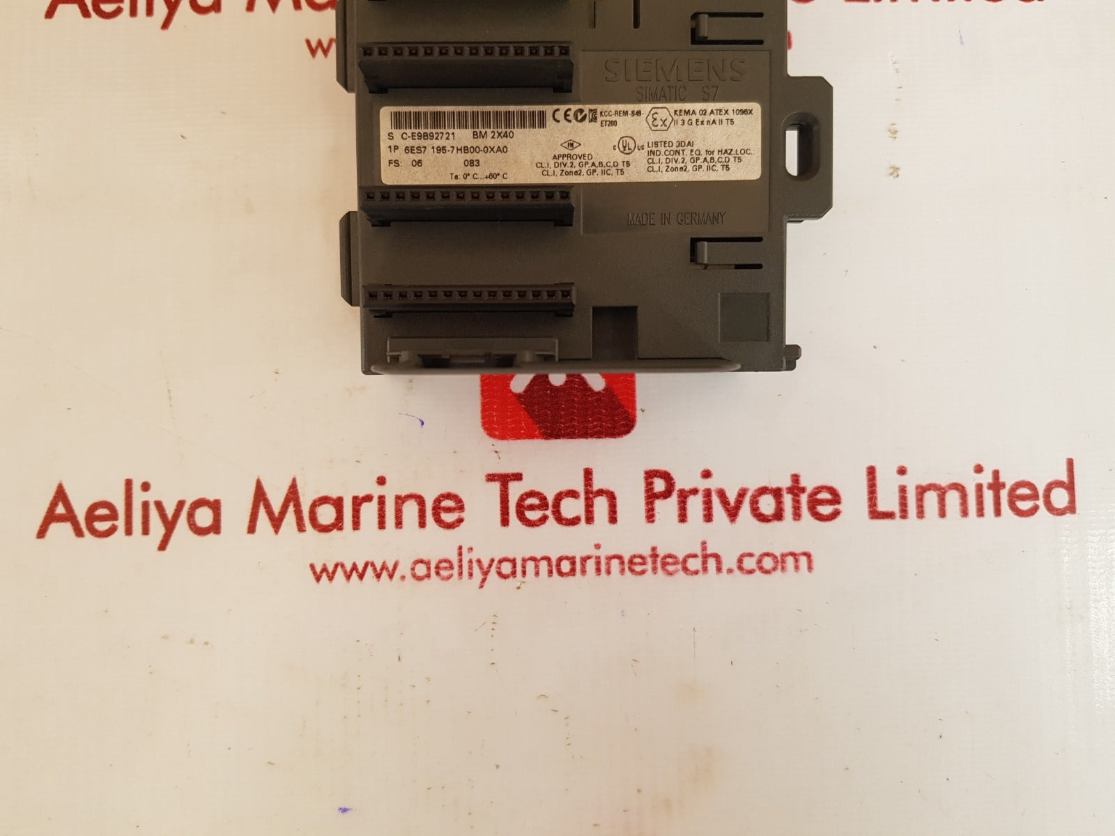 Siemens 6es7 195-7hb00-0xa0 bus module