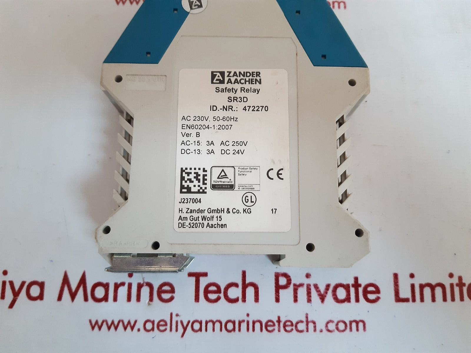Zander aachen sr3d safety relay ver. b