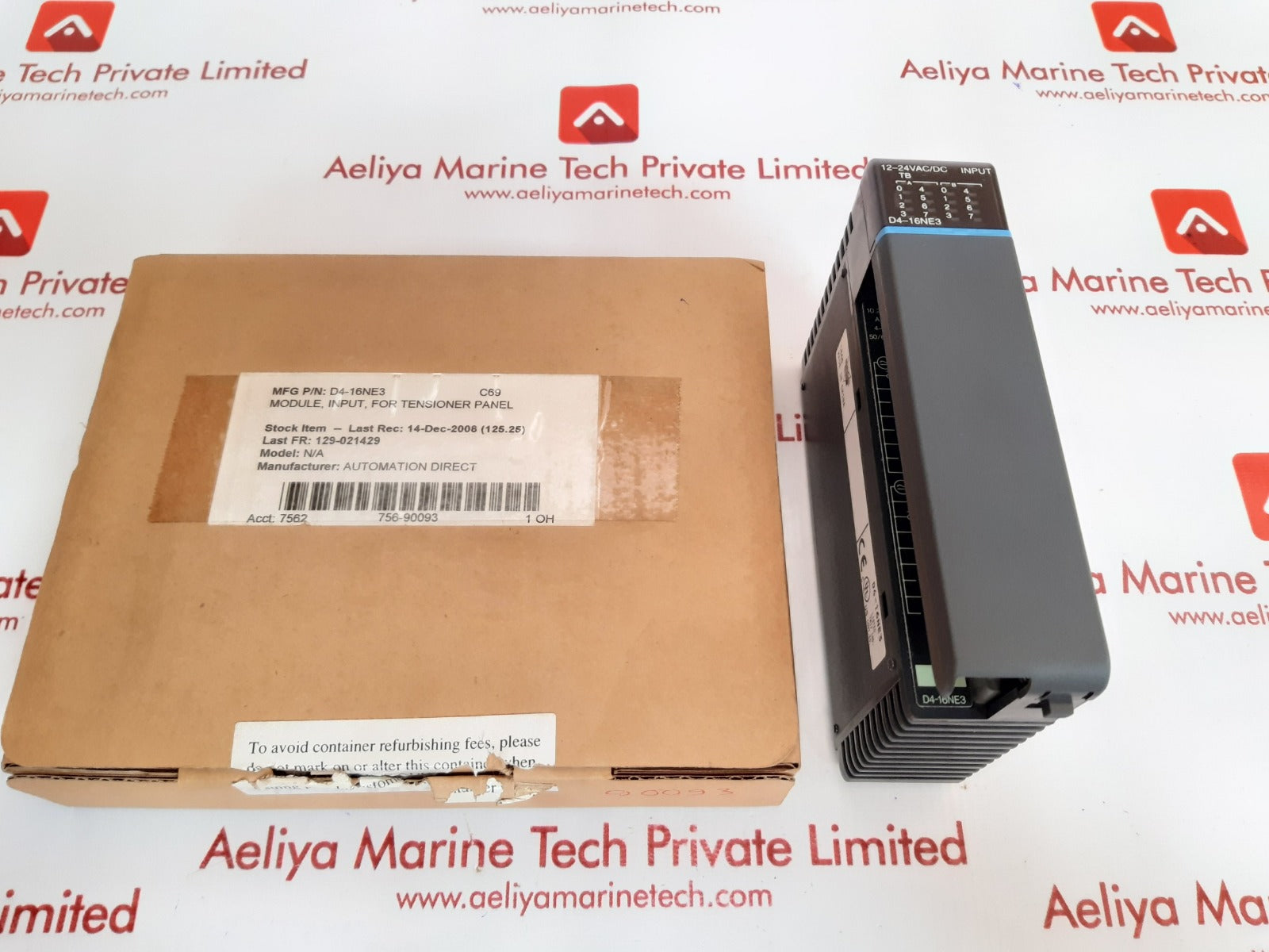 Automation direct d4-16ne3 input module