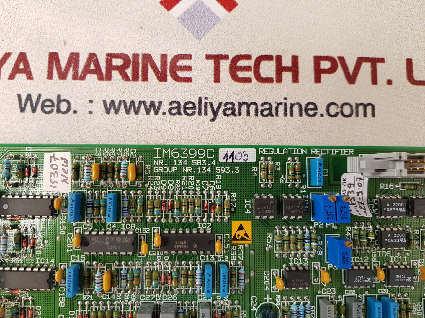 Invertomatic Im6399c regulation rectifier board 134 583.4