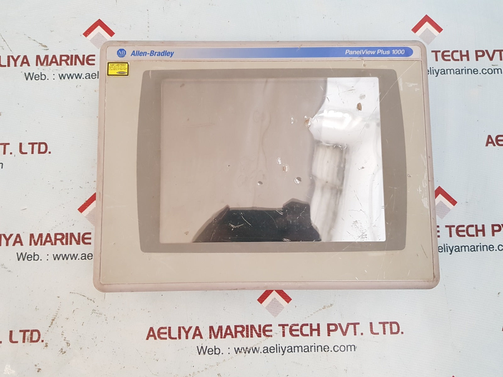 Allen-bradley panel view plus 1000 2711p-rdt10c color touch display module ser a