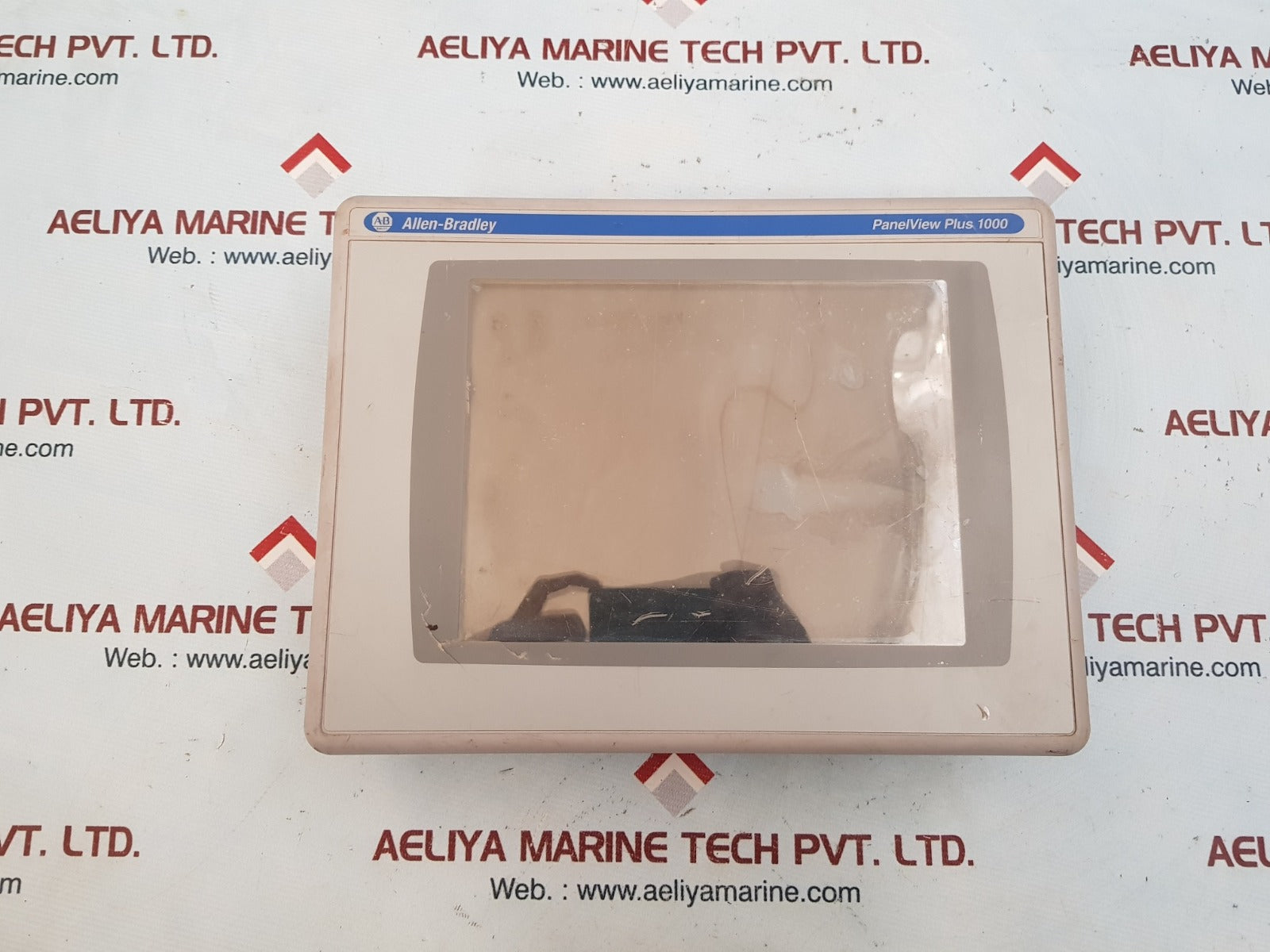 Allen-bradley panel view plus 1000 2711p-rdt10c color touch display module ser b