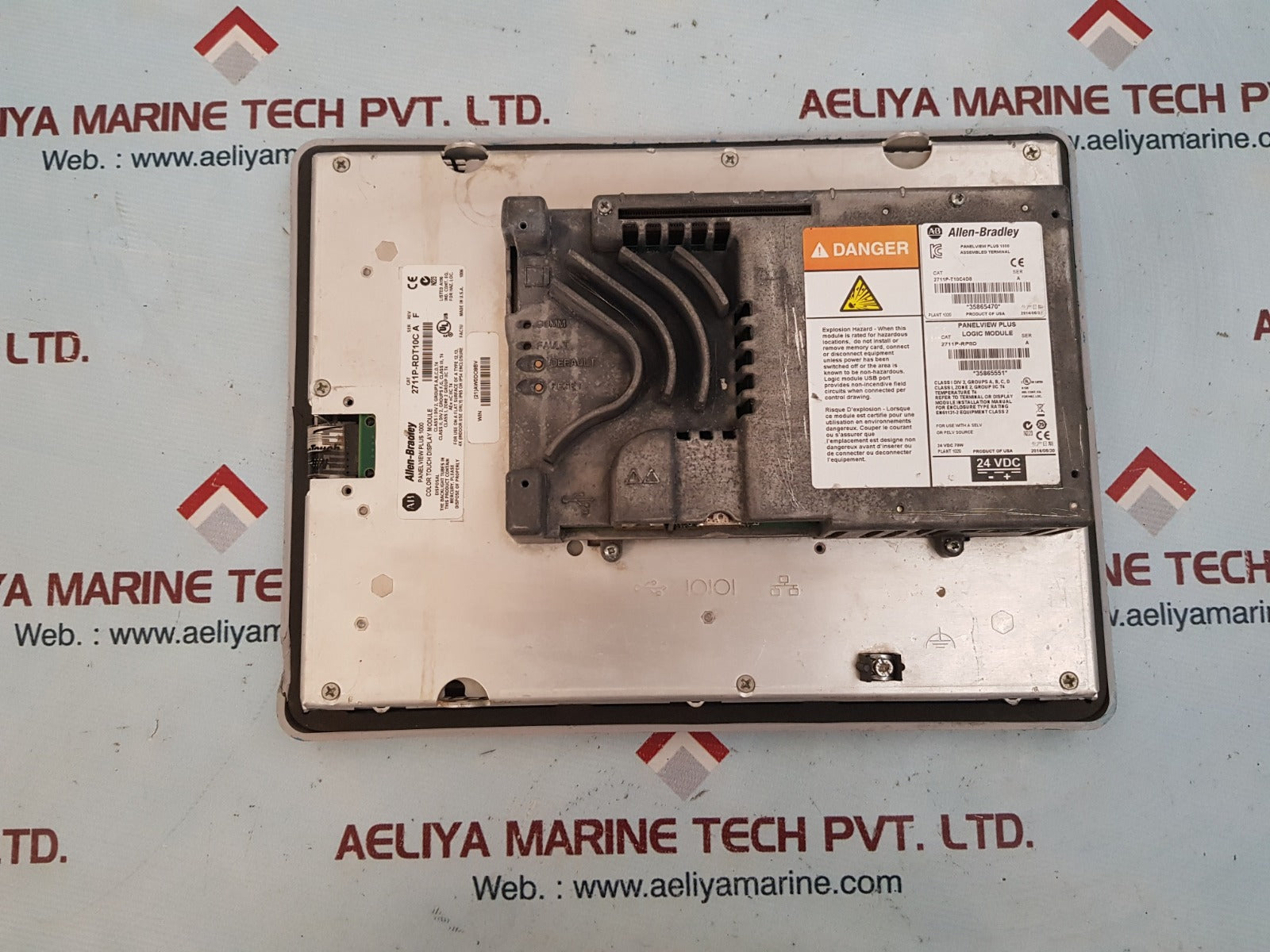 Allen-bradley panel view plus 1000 2711p-rdt10c color touch display module rev.f