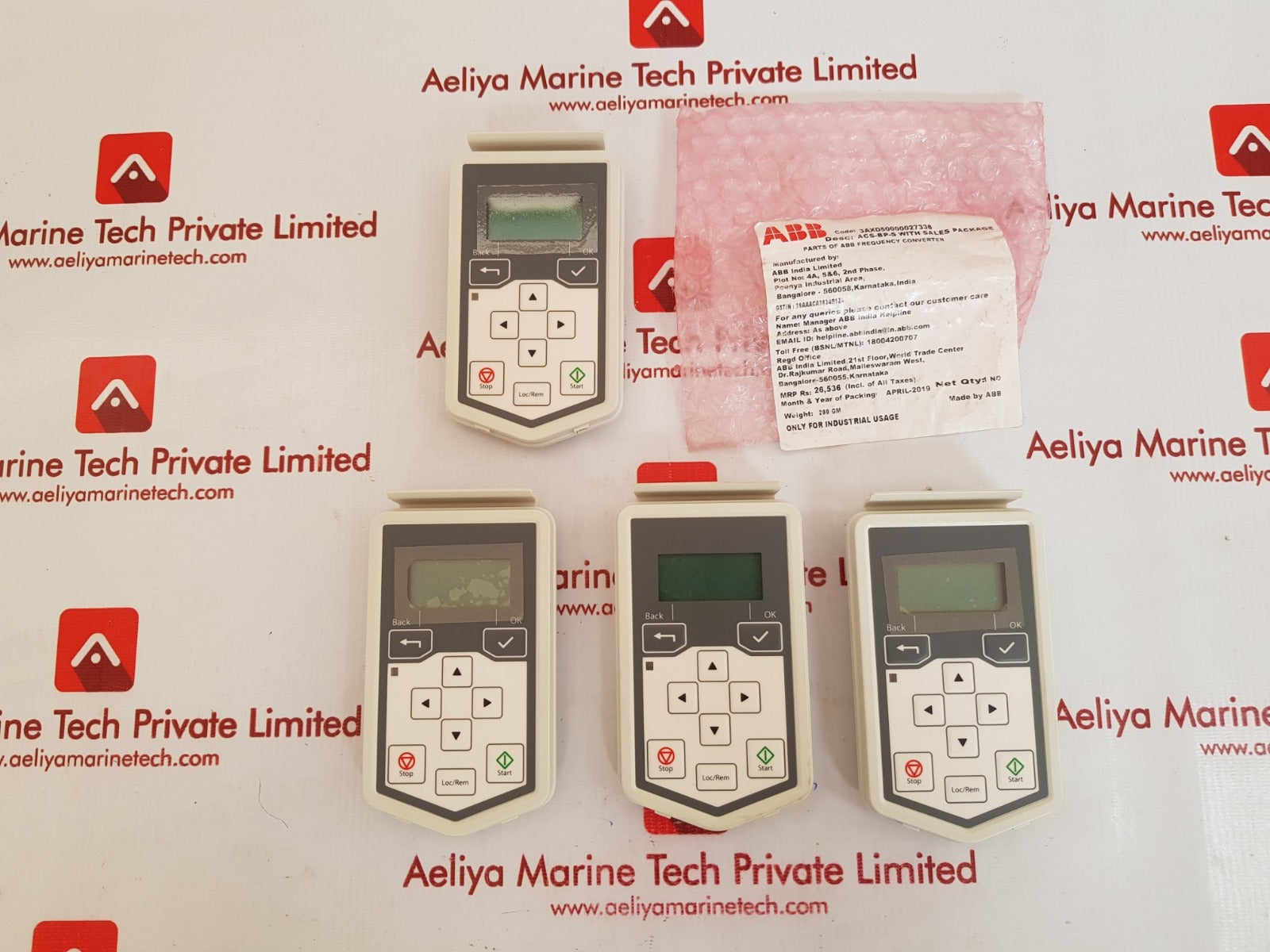 Abb acs-bp-s inverter control panel 3axd50000027338